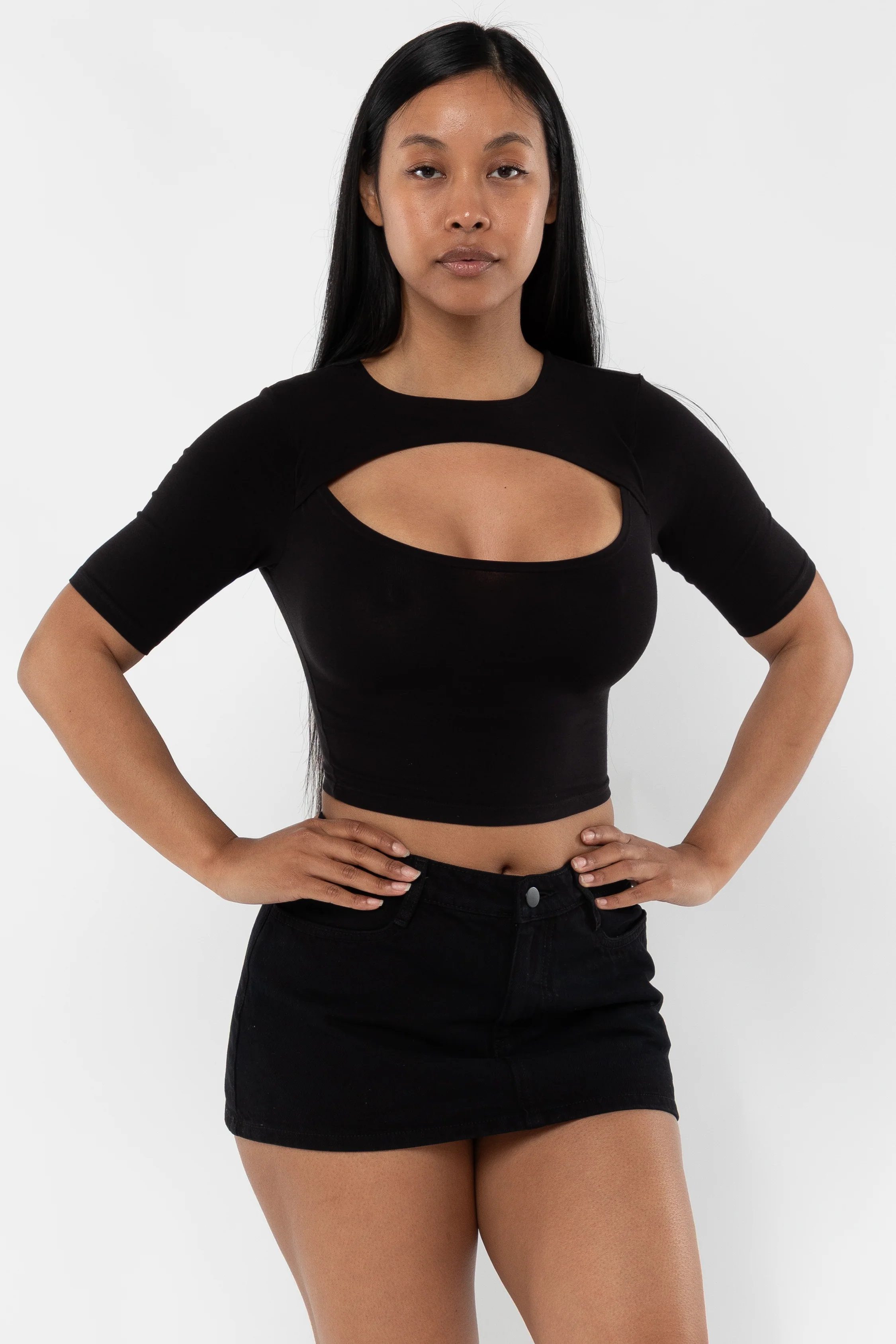 83071GD - Cut Out Crop Top - Image 7
