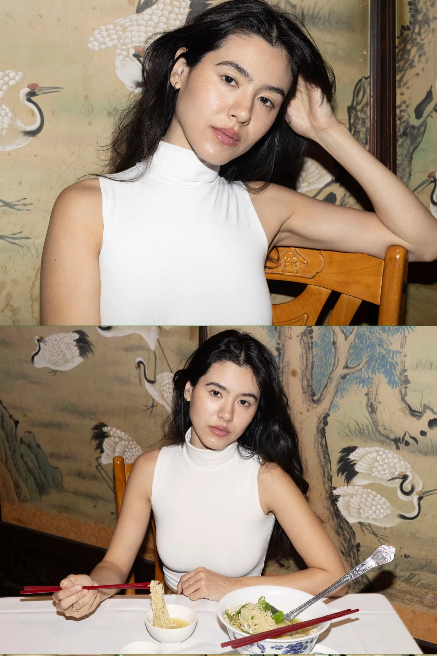 83073GD - Garment Dye Sleeveless Turtleneck Crop Top - Image 31