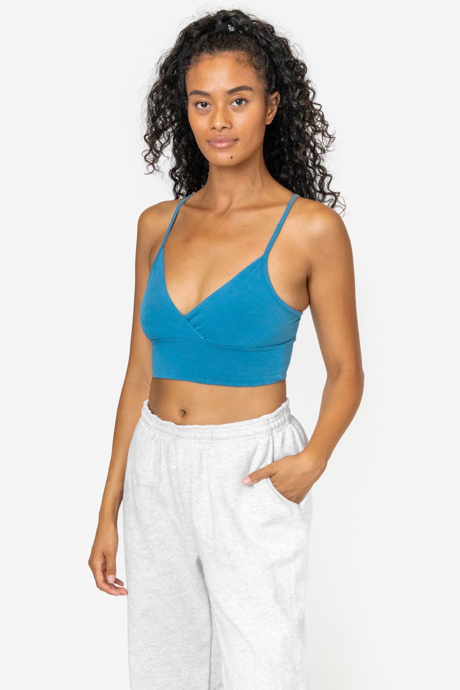 83076GD - Crossover Wrap Crop Top - Image 32