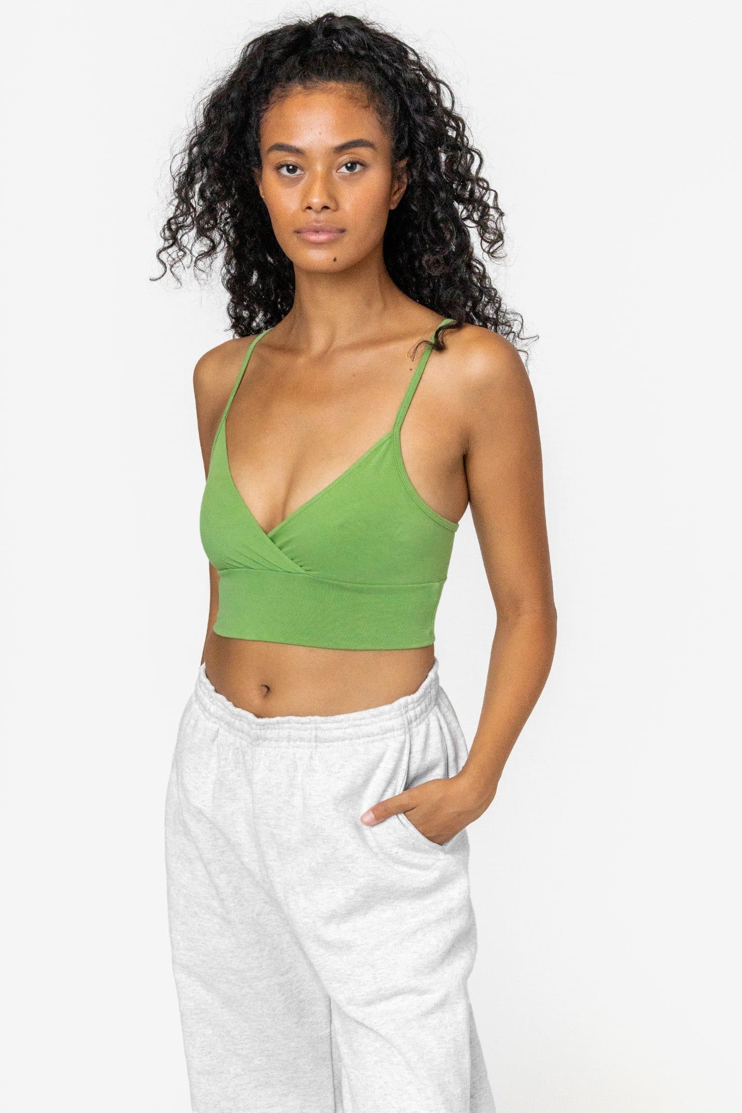 83076GD - Crossover Wrap Crop Top - Image 34