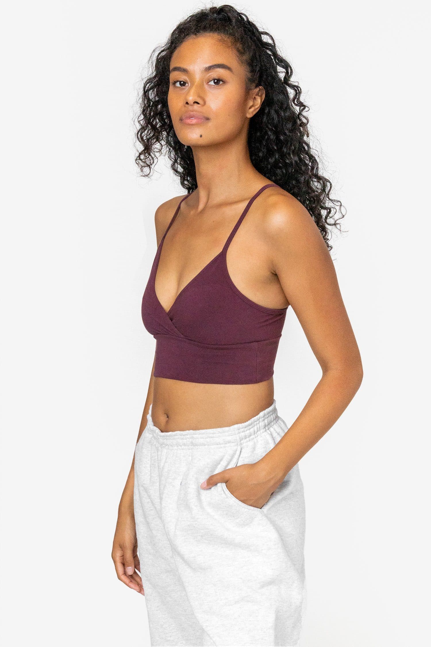83076GD - Crossover Wrap Crop Top - Image 39