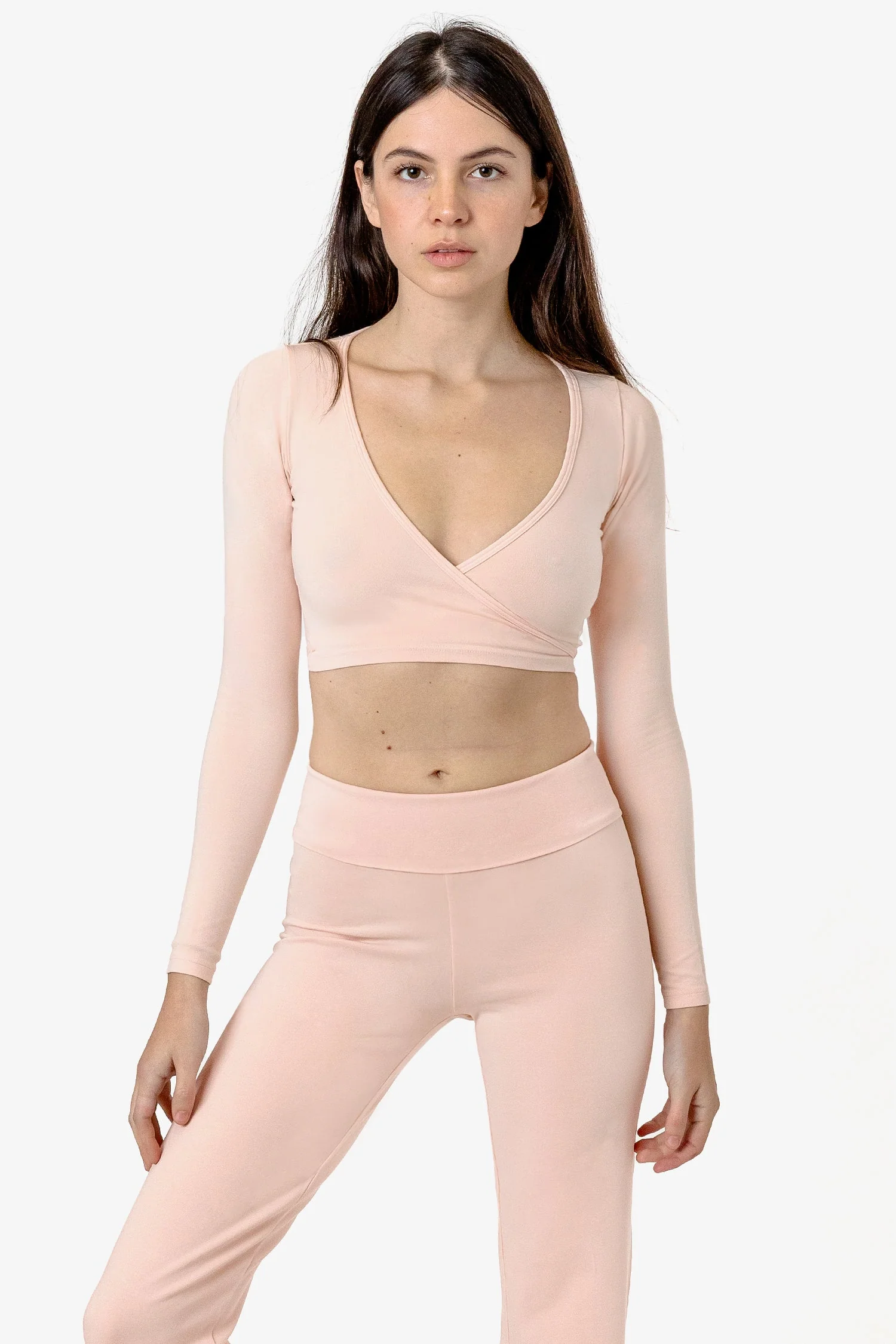 83077GD - Garment Dye Long Sleeve Wrap Top - Image 17