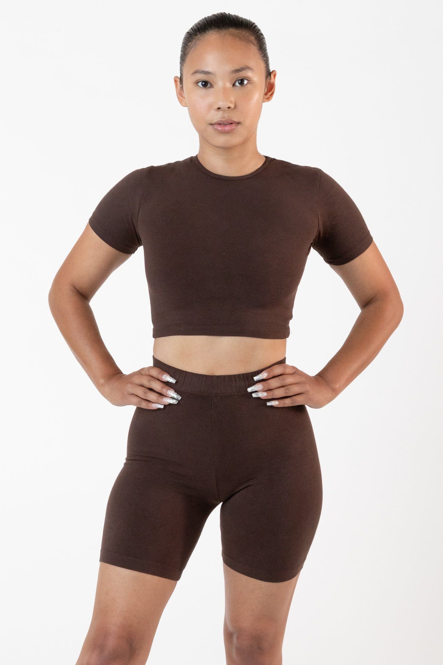 83078GD - Garment Dye Short Sleeve Crop Top - Image 13