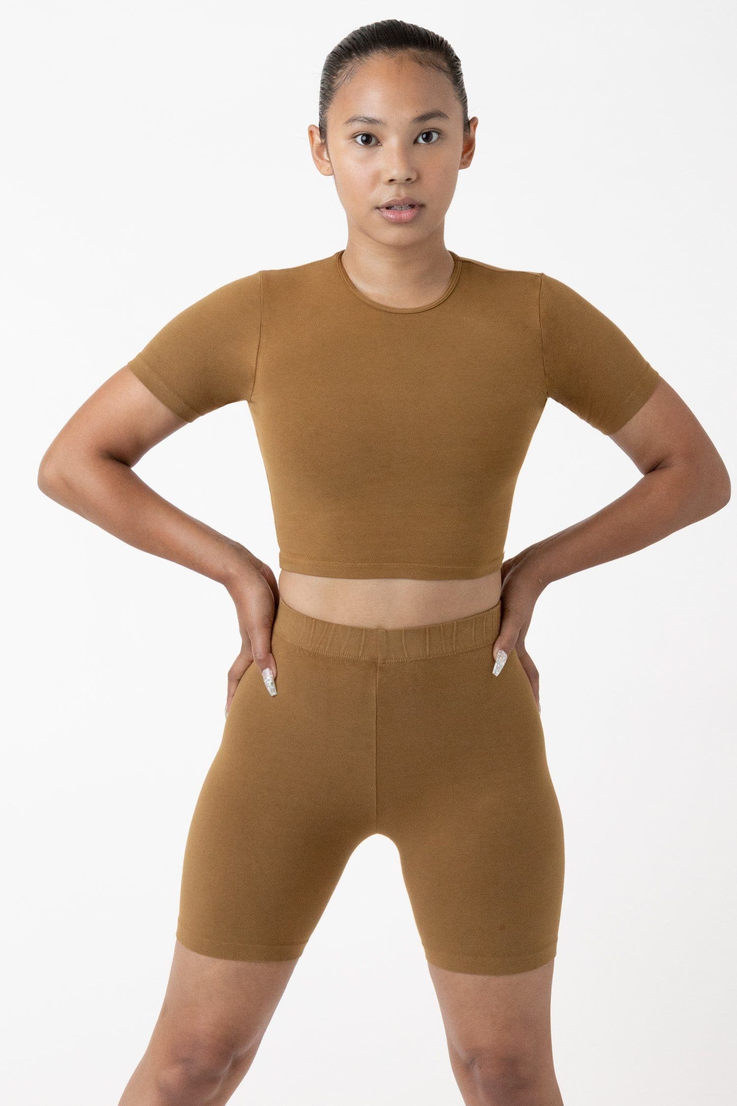 83078GD - Garment Dye Short Sleeve Crop Top - Image 16