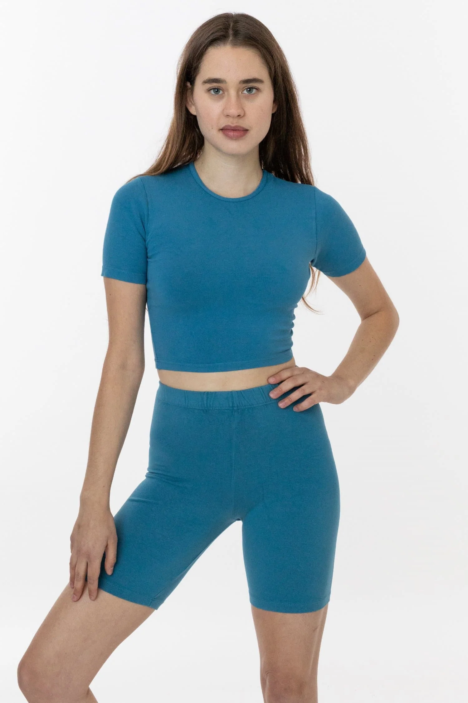 83078GD - Garment Dye Short Sleeve Crop Top - Image 23