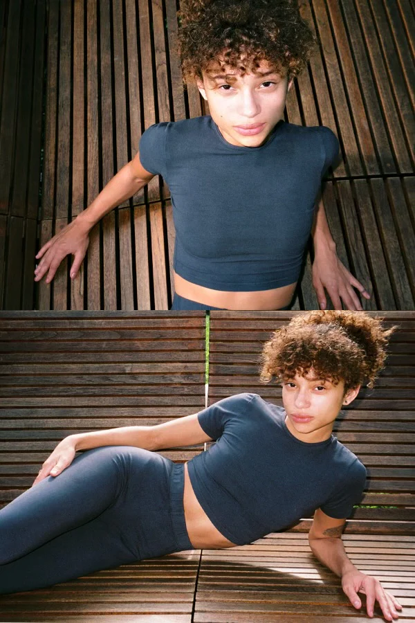 83078GD - Garment Dye Short Sleeve Crop Top - Image 31