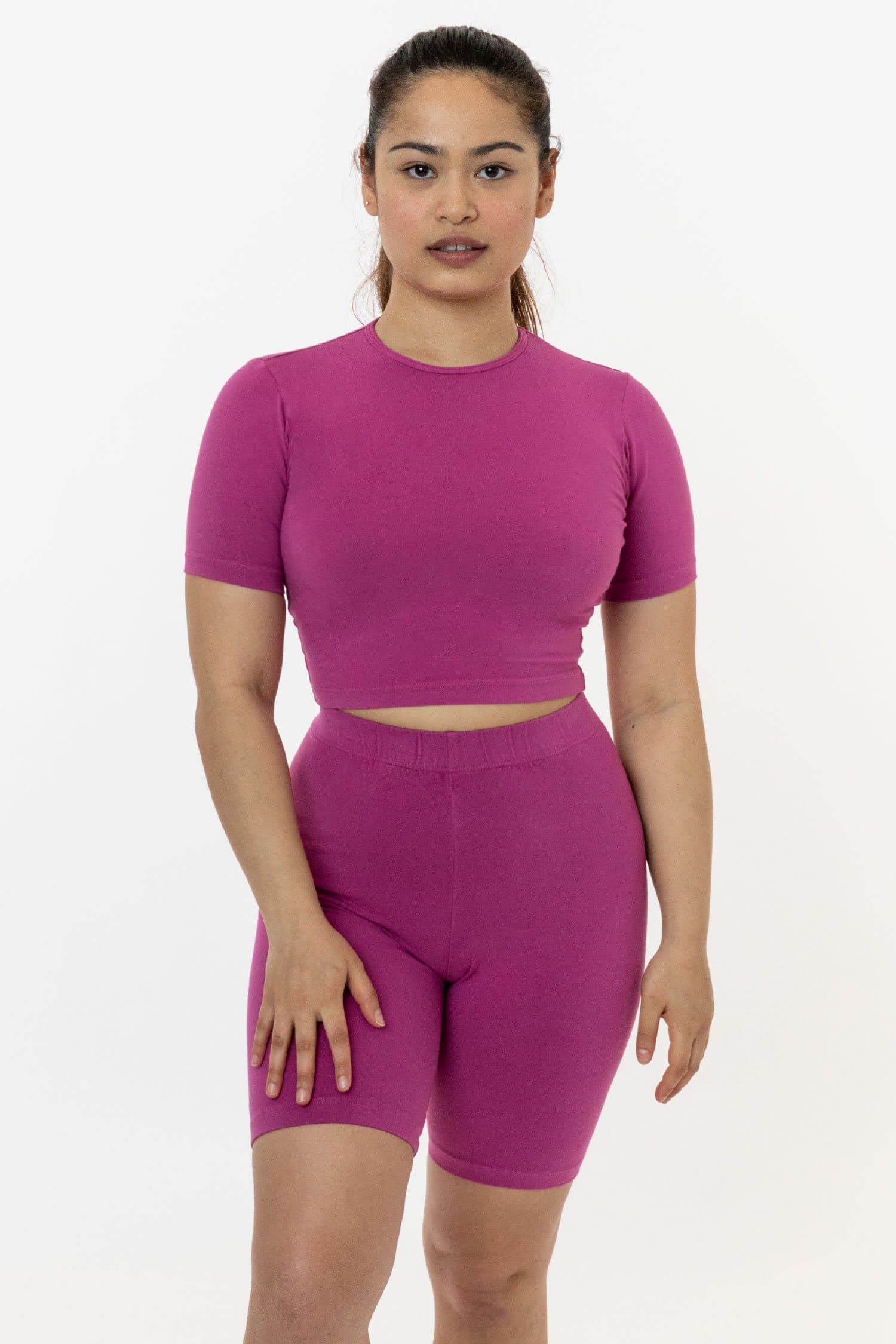 83078GD - Garment Dye Short Sleeve Crop Top - Image 4