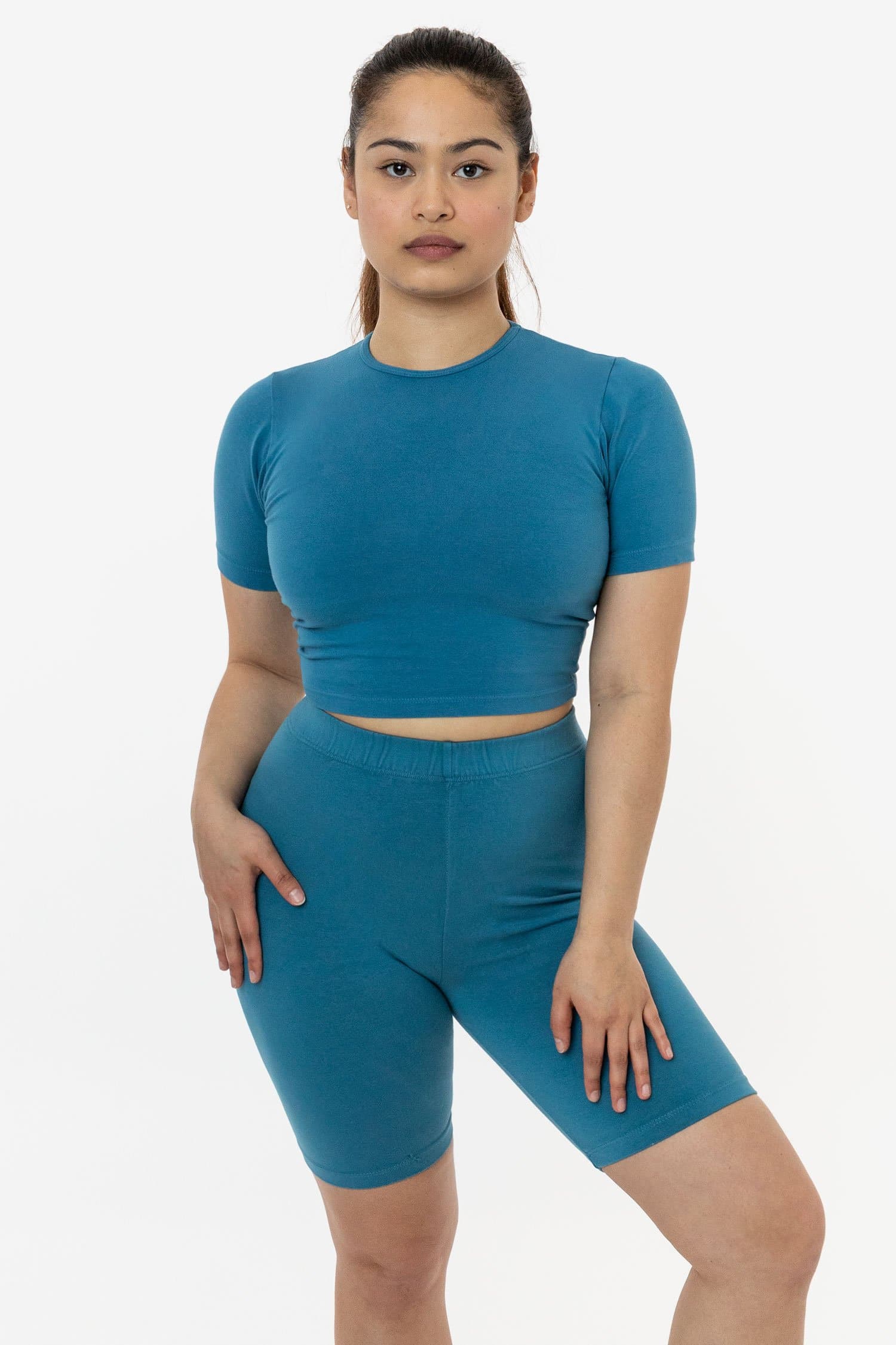 83078GD - Garment Dye Short Sleeve Crop Top - Image 5