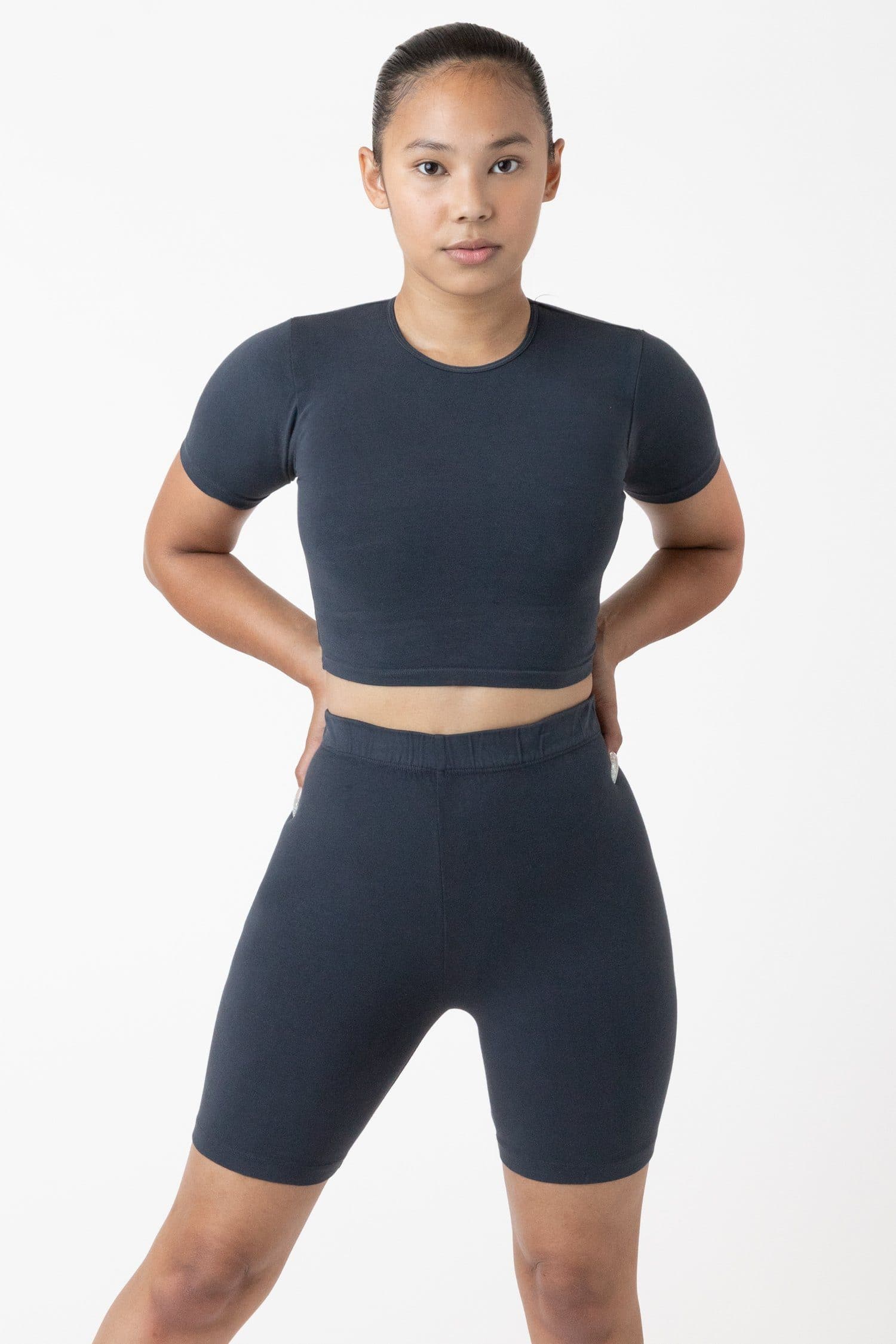 83078GD - Garment Dye Short Sleeve Crop Top - Image 7