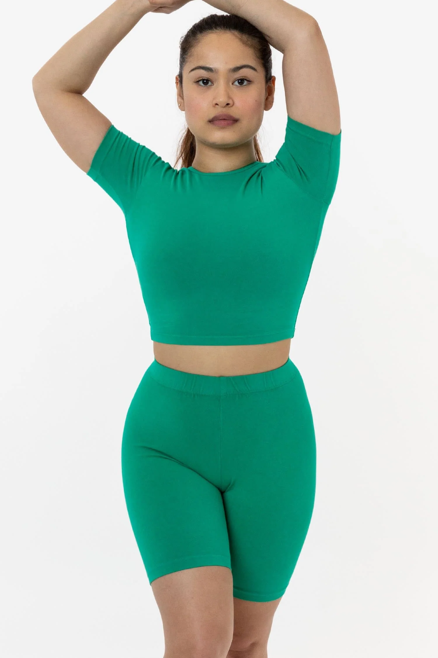 83078GD - Garment Dye Short Sleeve Crop Top - Image 8