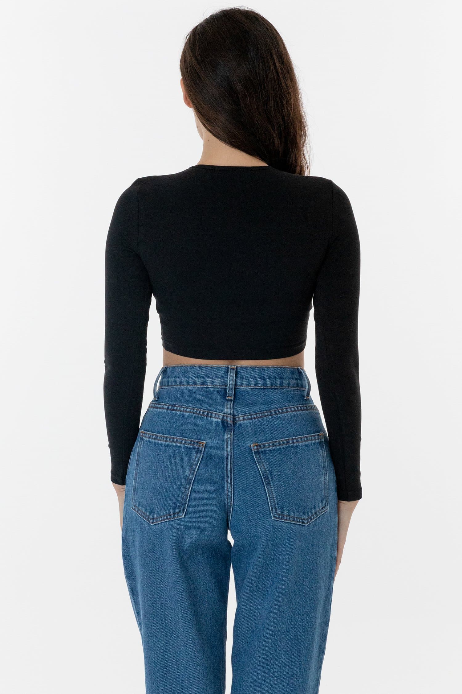 83079GD - Garment Dye Long Sleeve Crop Top - Image 11