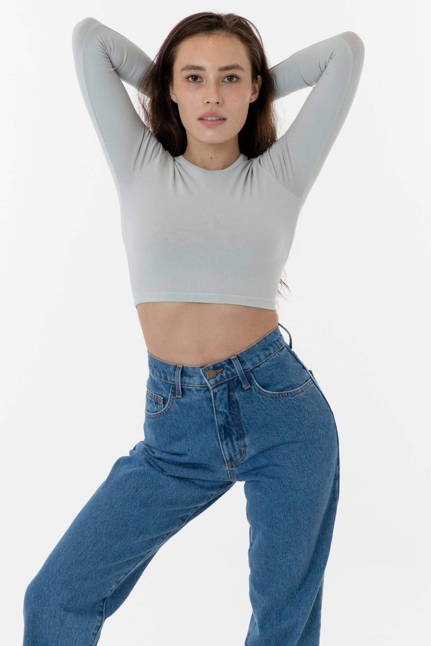 83079GD - Garment Dye Long Sleeve Crop Top - Image 14