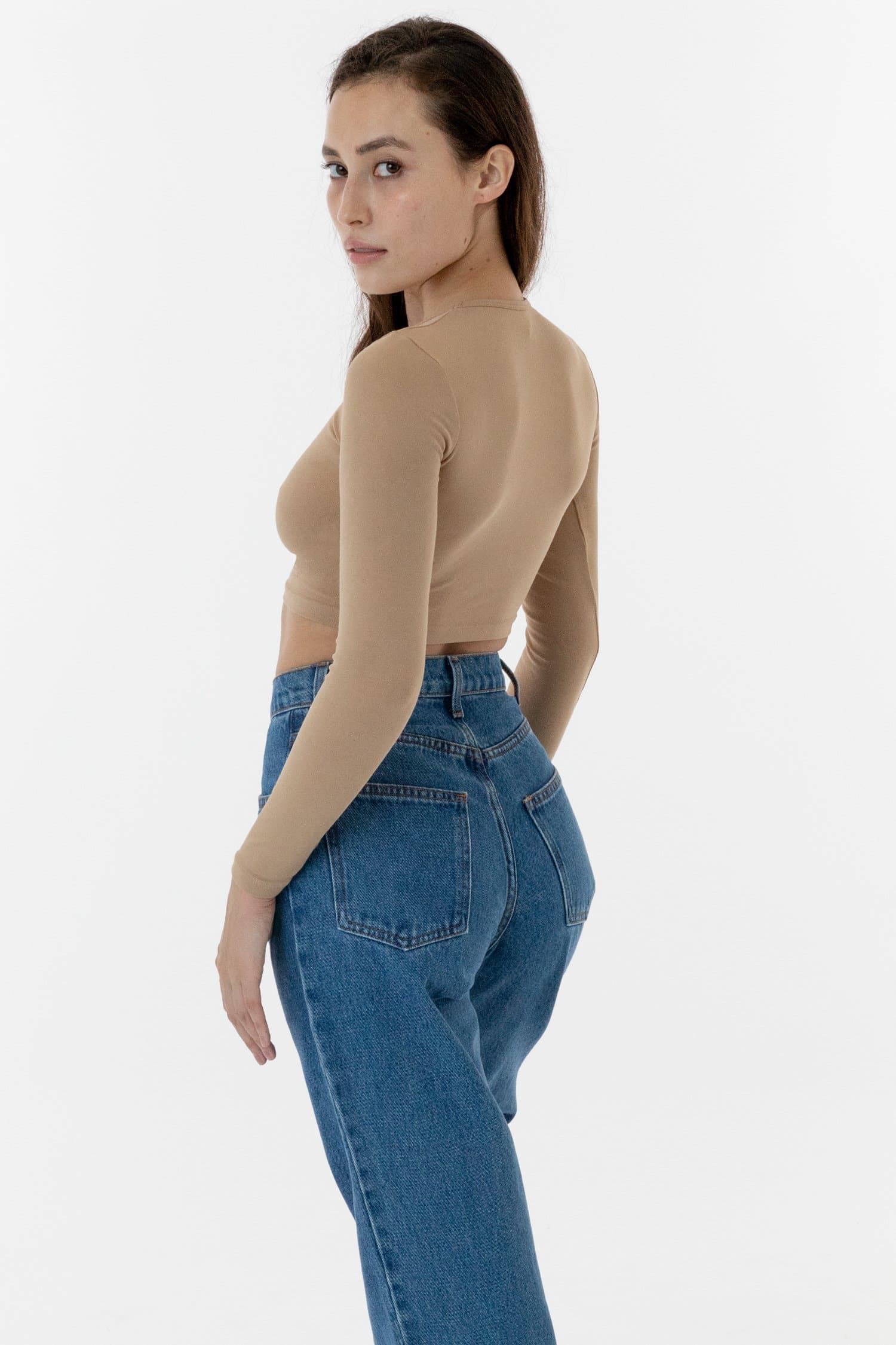 83079GD - Garment Dye Long Sleeve Crop Top - Image 16
