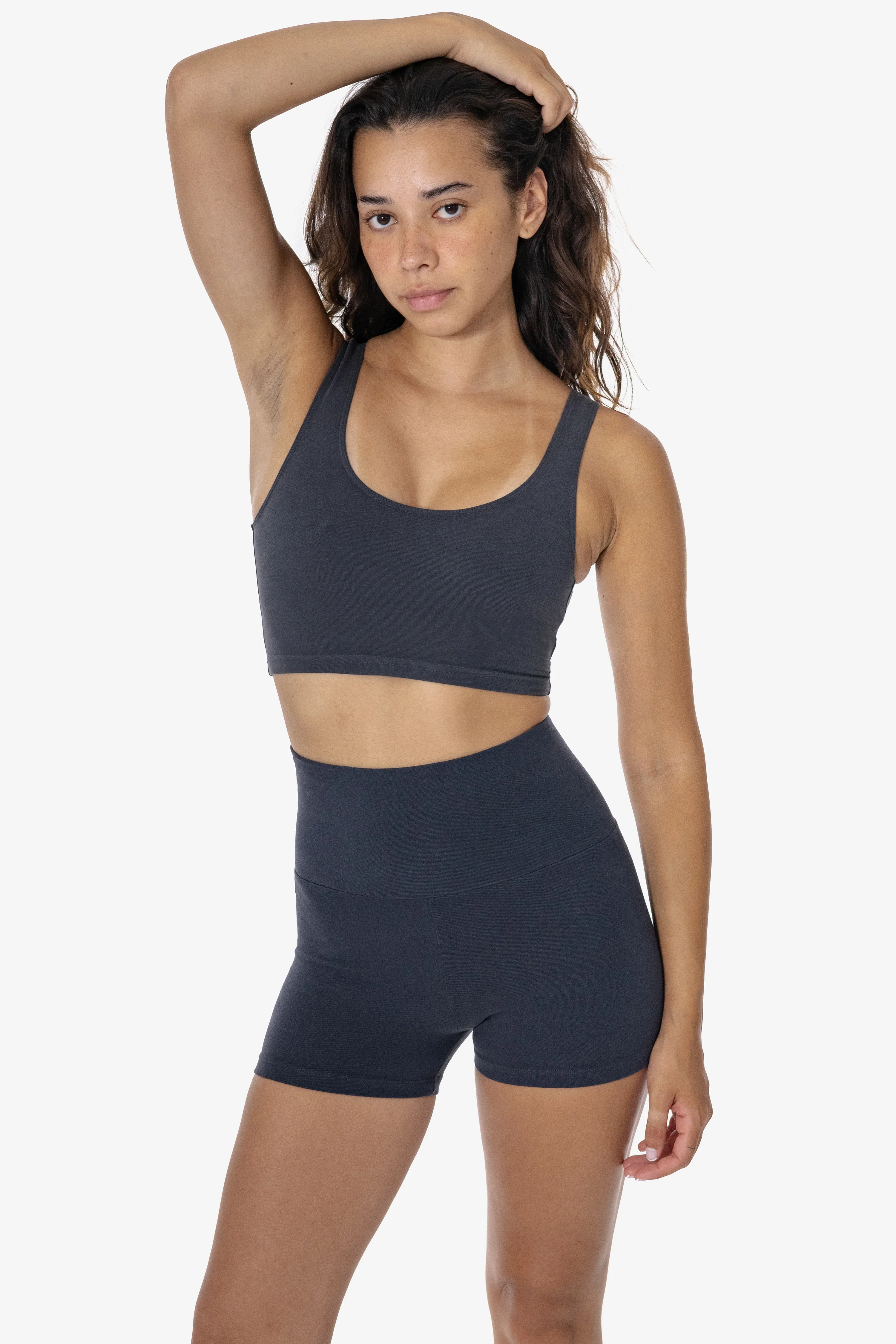 8319GD - Garment Dye Yoga Shorts - Image 5
