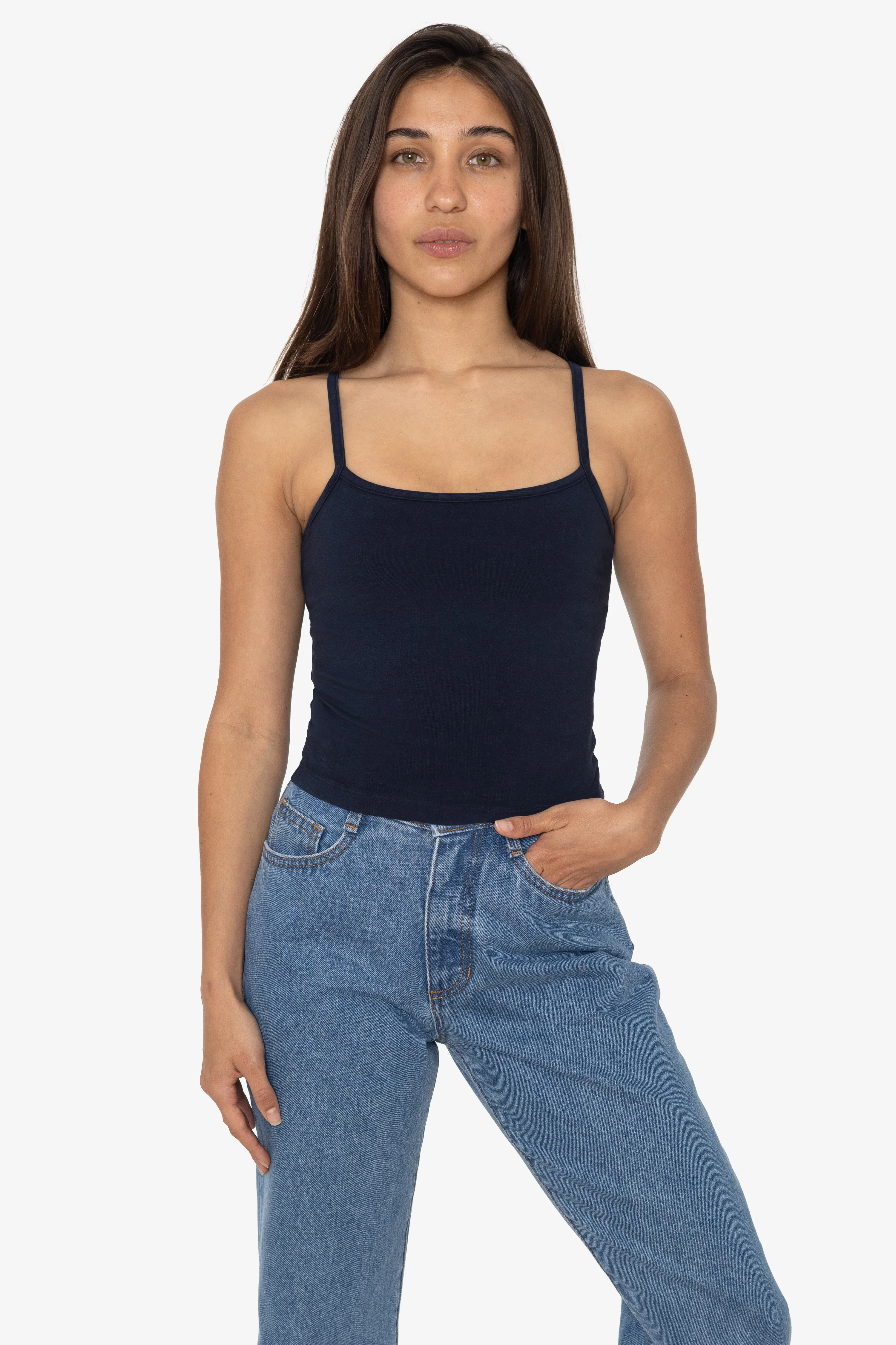 8320GD - Garment Dye Spaghetti Tank Camisole - Image 14