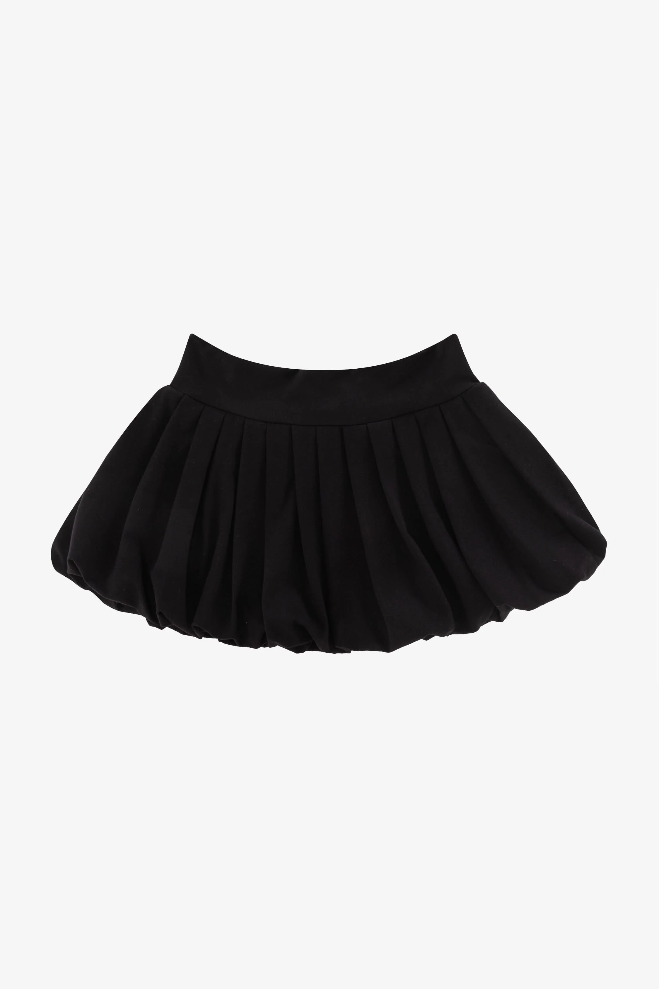 83353-X - Cotton Spandex Pleated Bubble Mini Skirt - Image 5