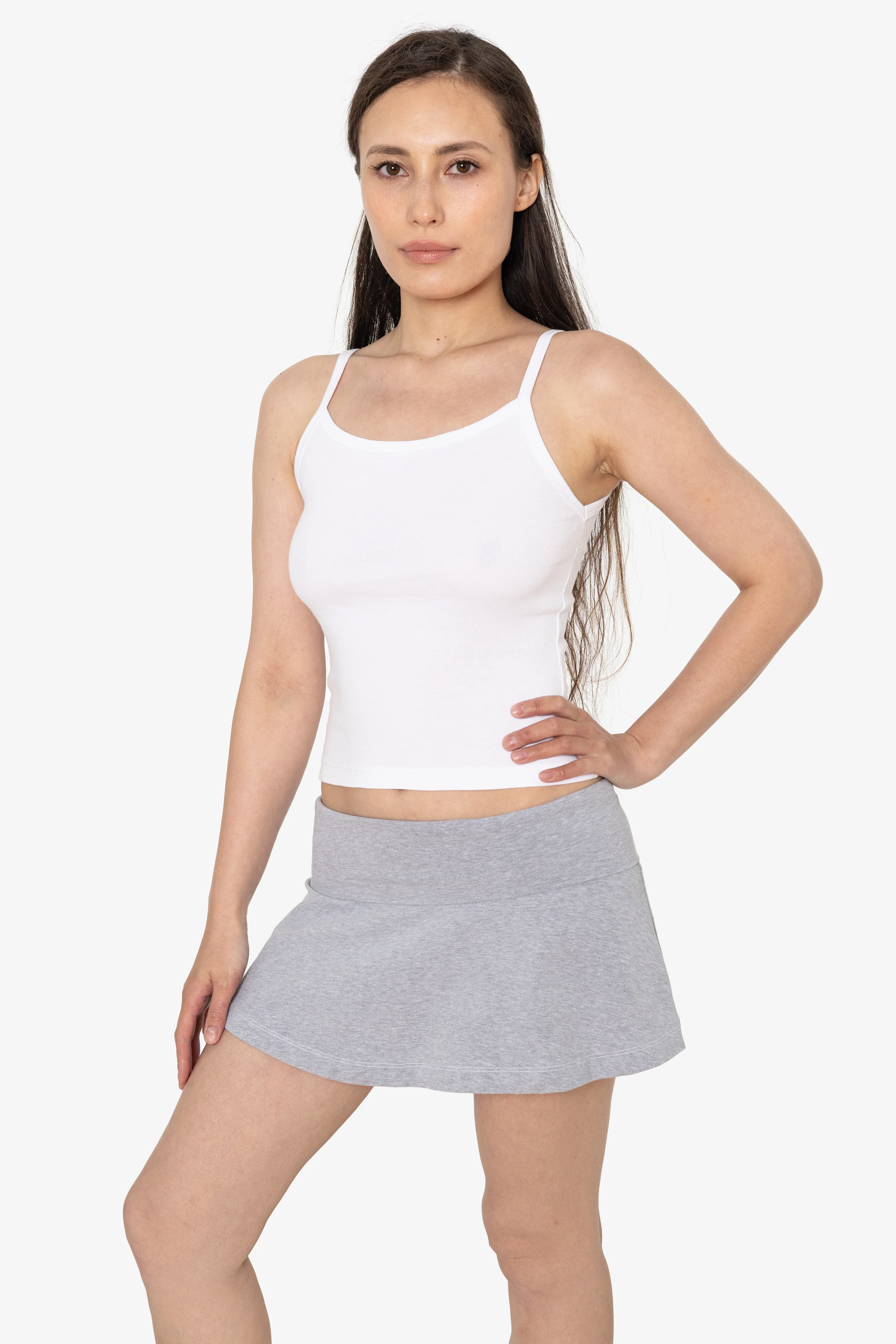 8335GD - Garment Dye Cotton Spandex Yoga Skirt - Image 3