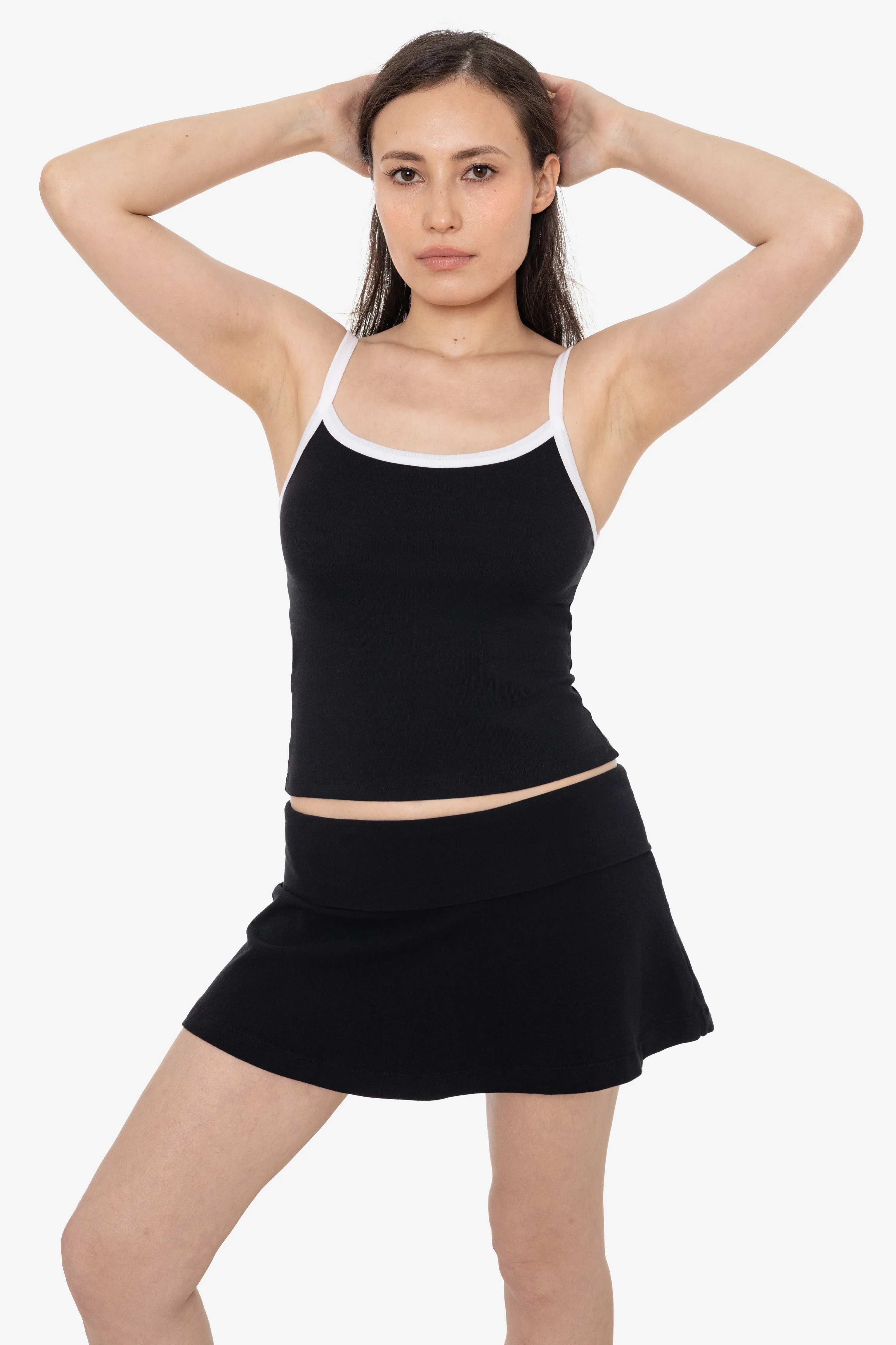 8335GD - Garment Dye Cotton Spandex Yoga Skirt - Image 5