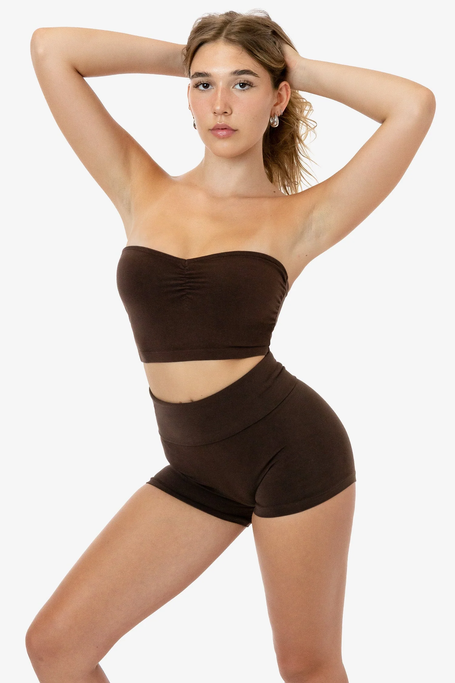 8337GD - Garment Dye Ruched Front Tube Top - Image 4