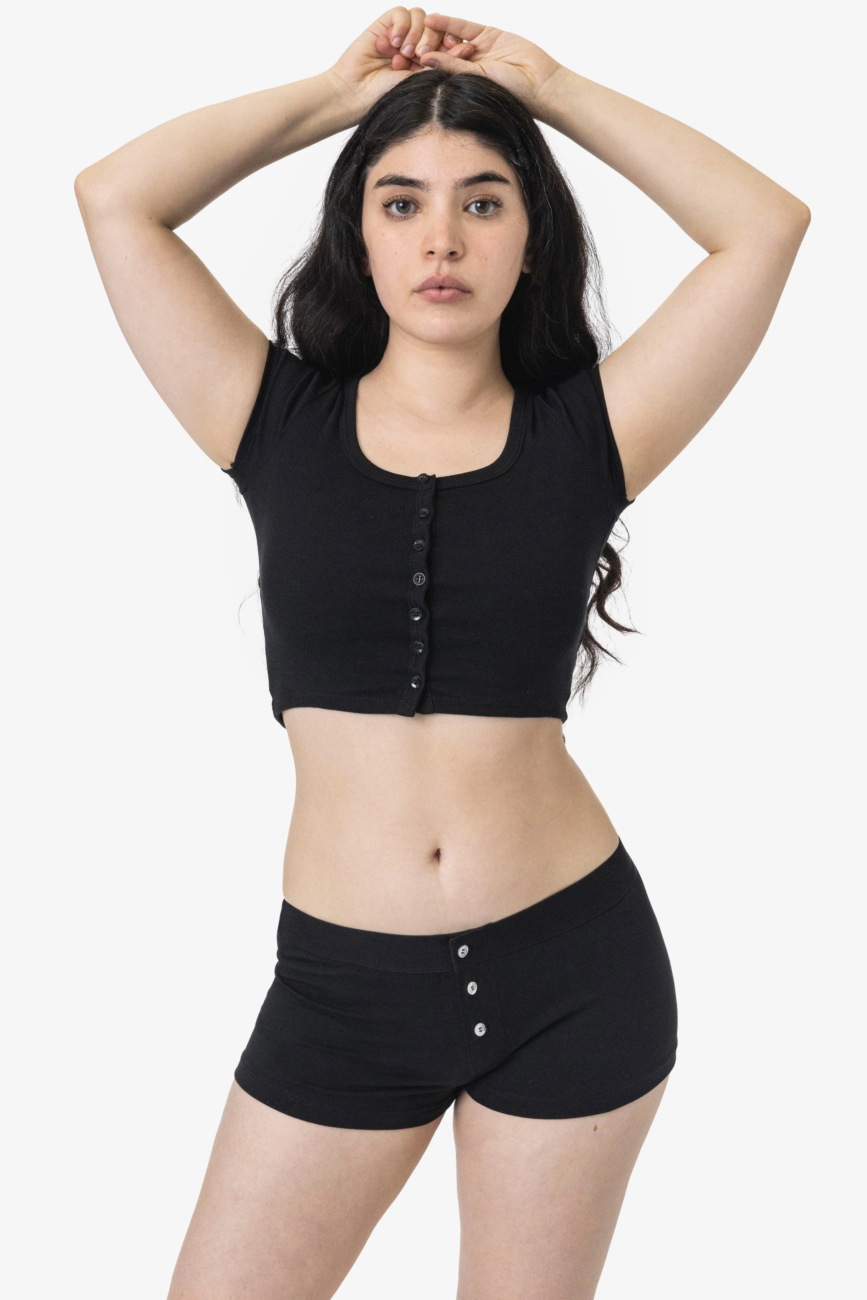 8343 - Cotton Spandex Boxer Boy Short - Image 3