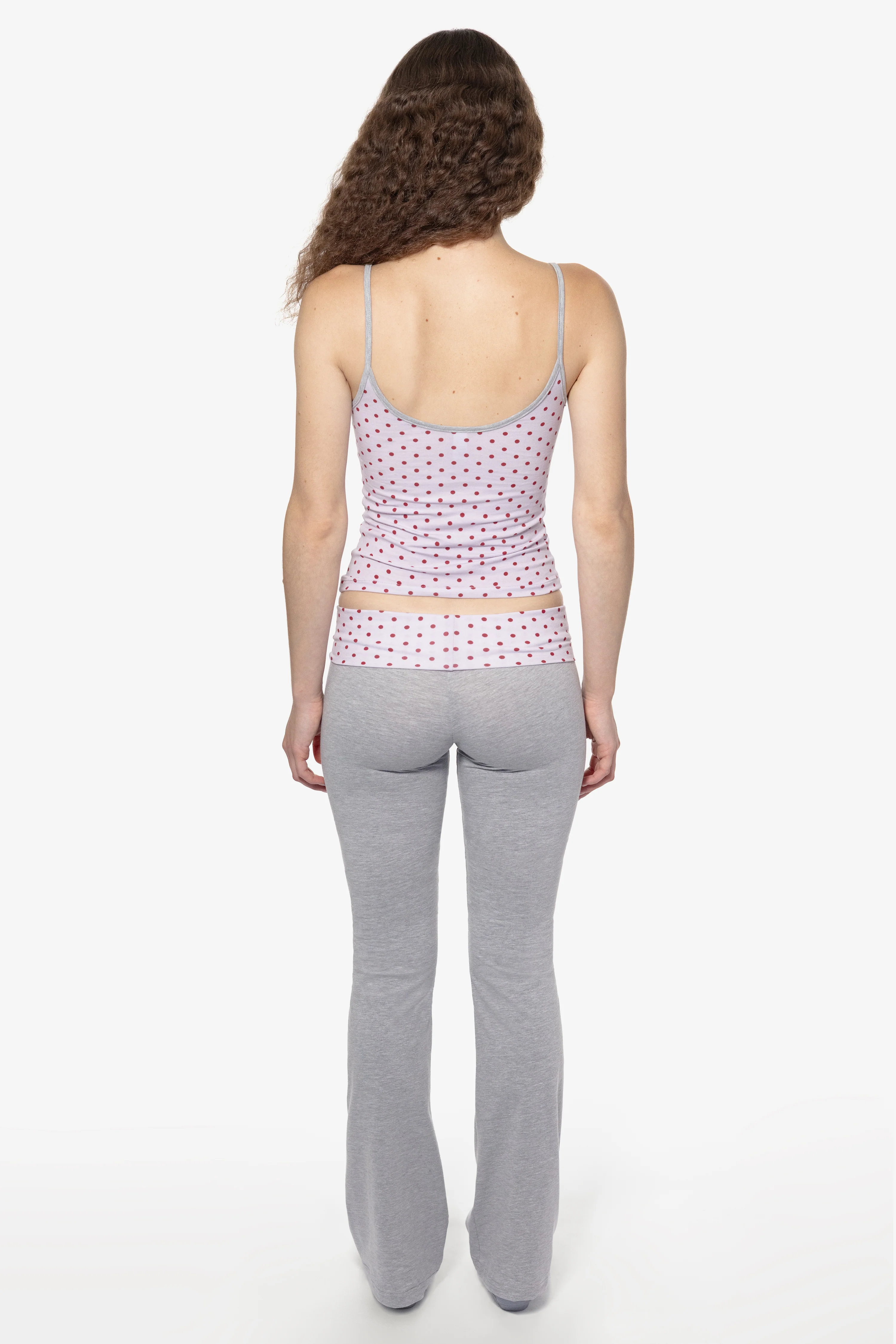 83500P - Cotton Spandex Printed Contrast Yoga Legging - Image 5