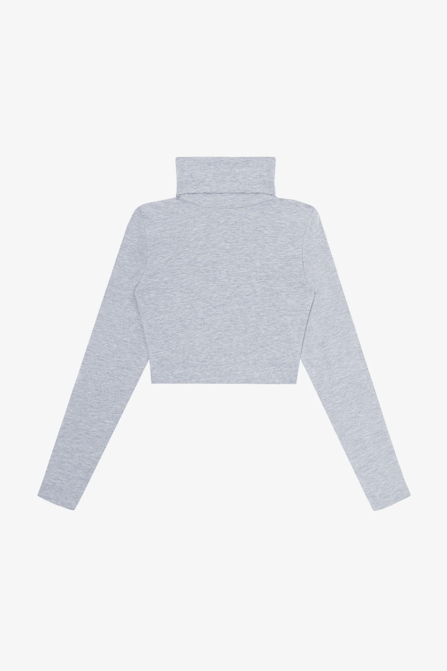 8366GD - Cropped Cotton Spandex Garment Dye Turtleneck - Image 27