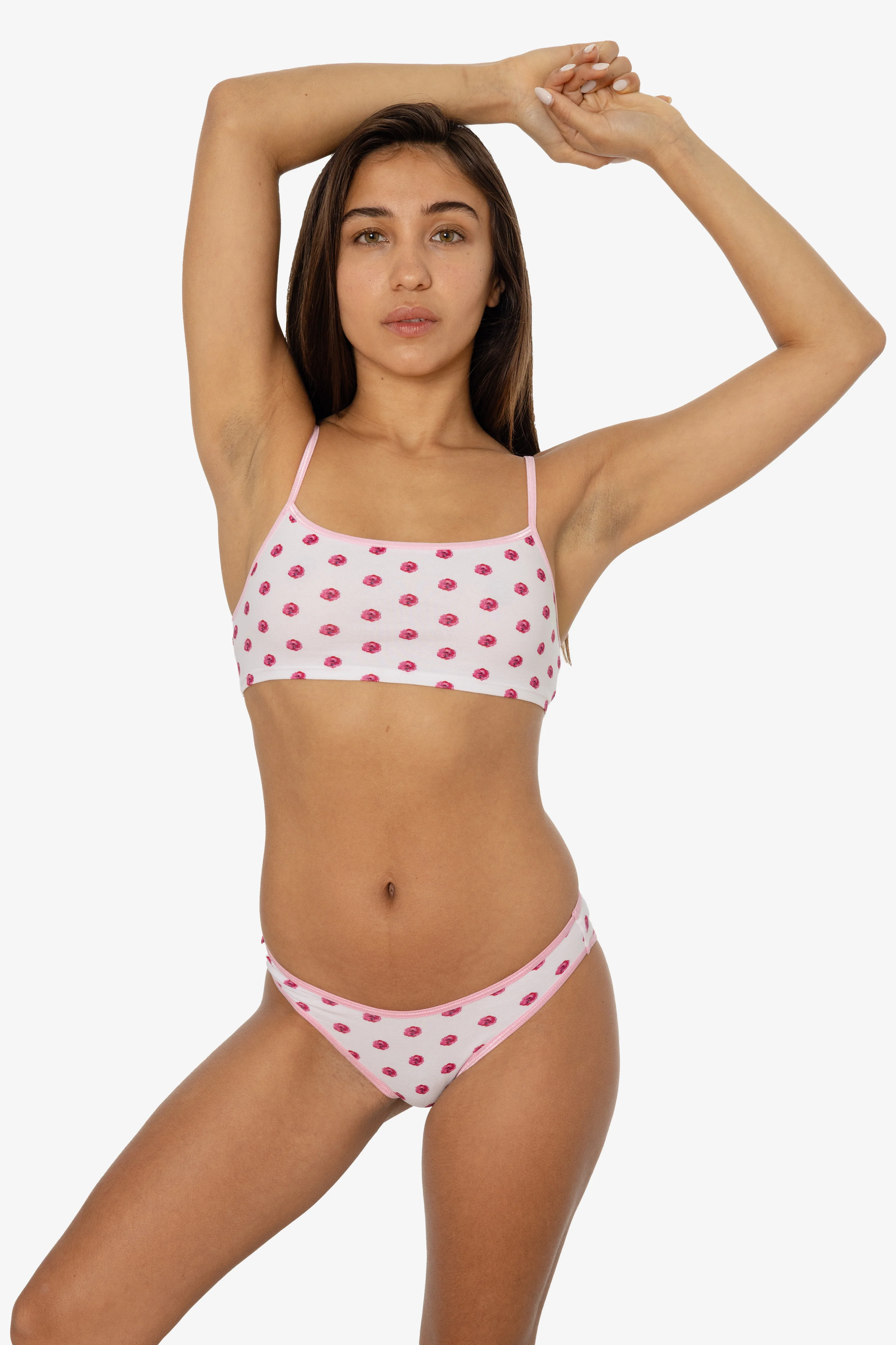 8370P - Printed Spaghetti Crop Top - Image 14