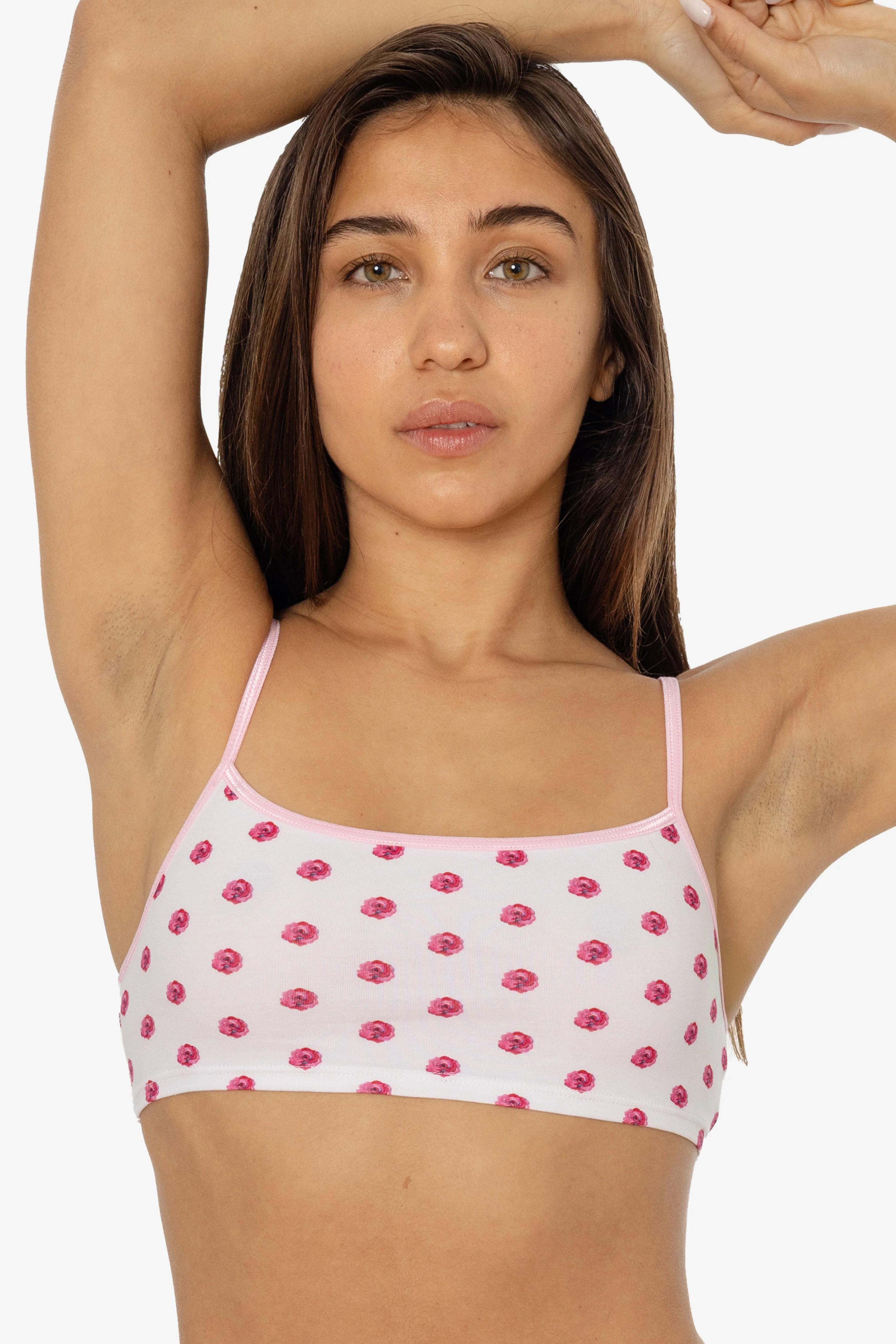 8370P - Printed Spaghetti Crop Top - Image 7