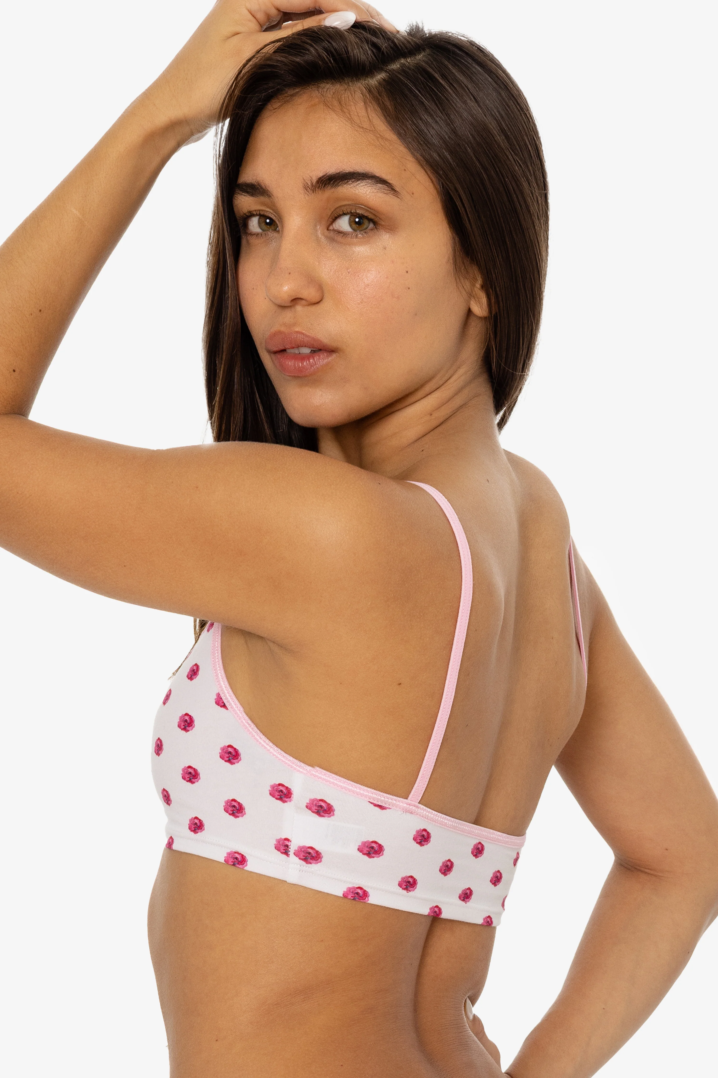 8370P - Printed Spaghetti Crop Top - Image 8
