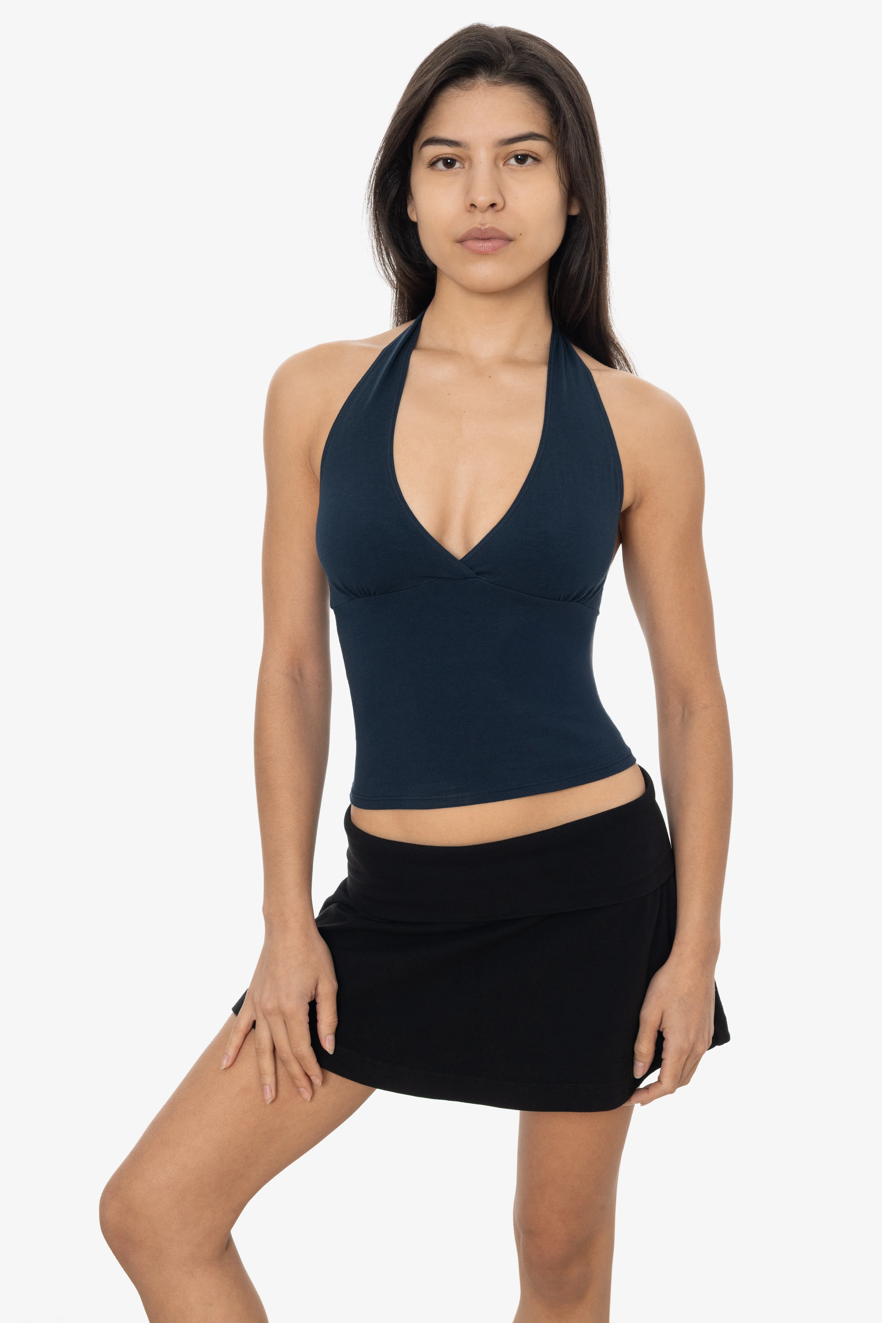 8375 - Cotton Spandex Halter Top - Image 28