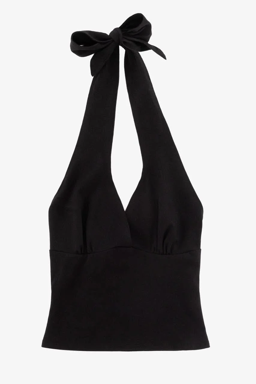 8375 - Cotton Spandex Halter Top - Image 37