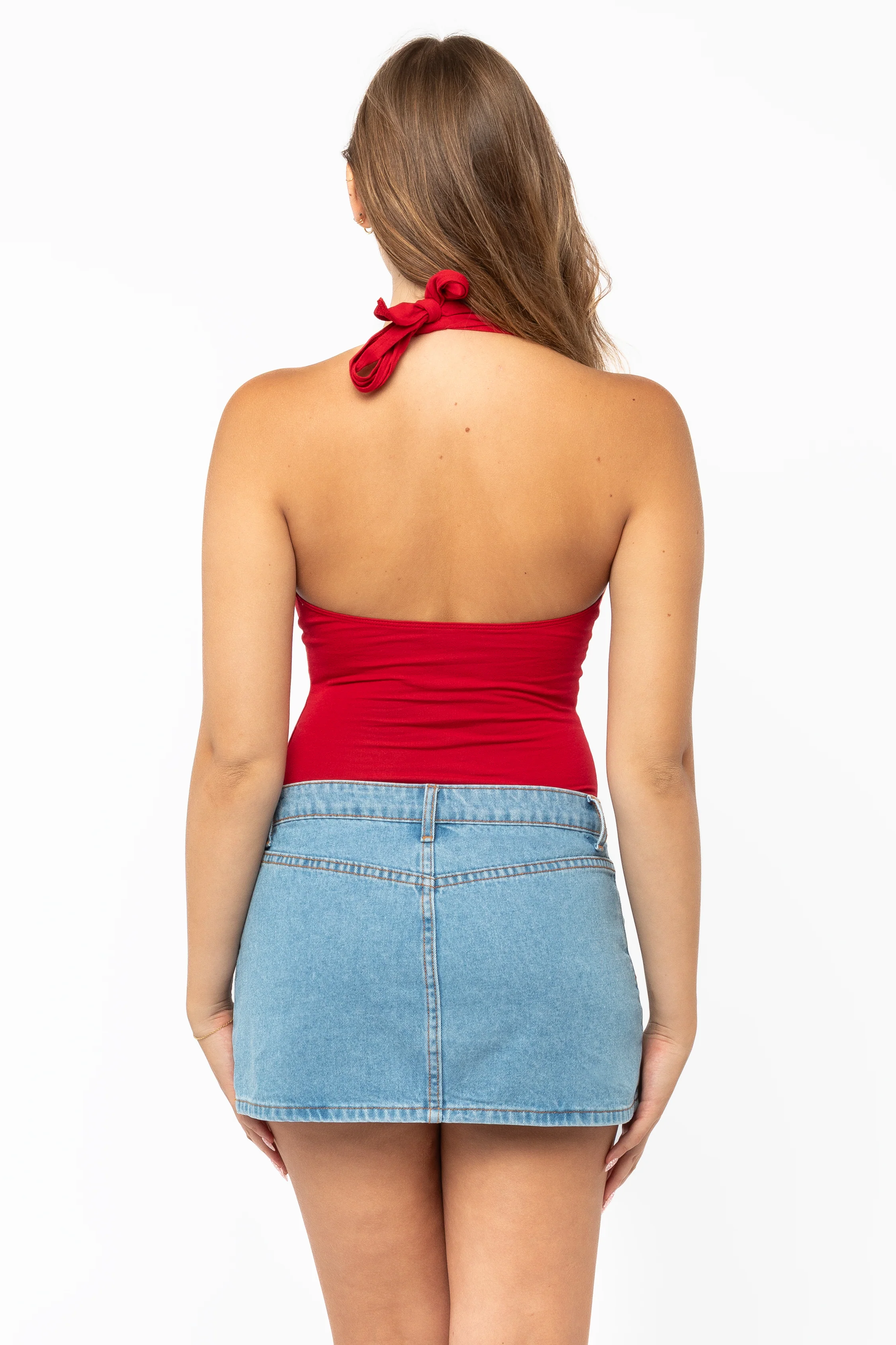 8375 - Cotton Spandex Halter Top - Image 6