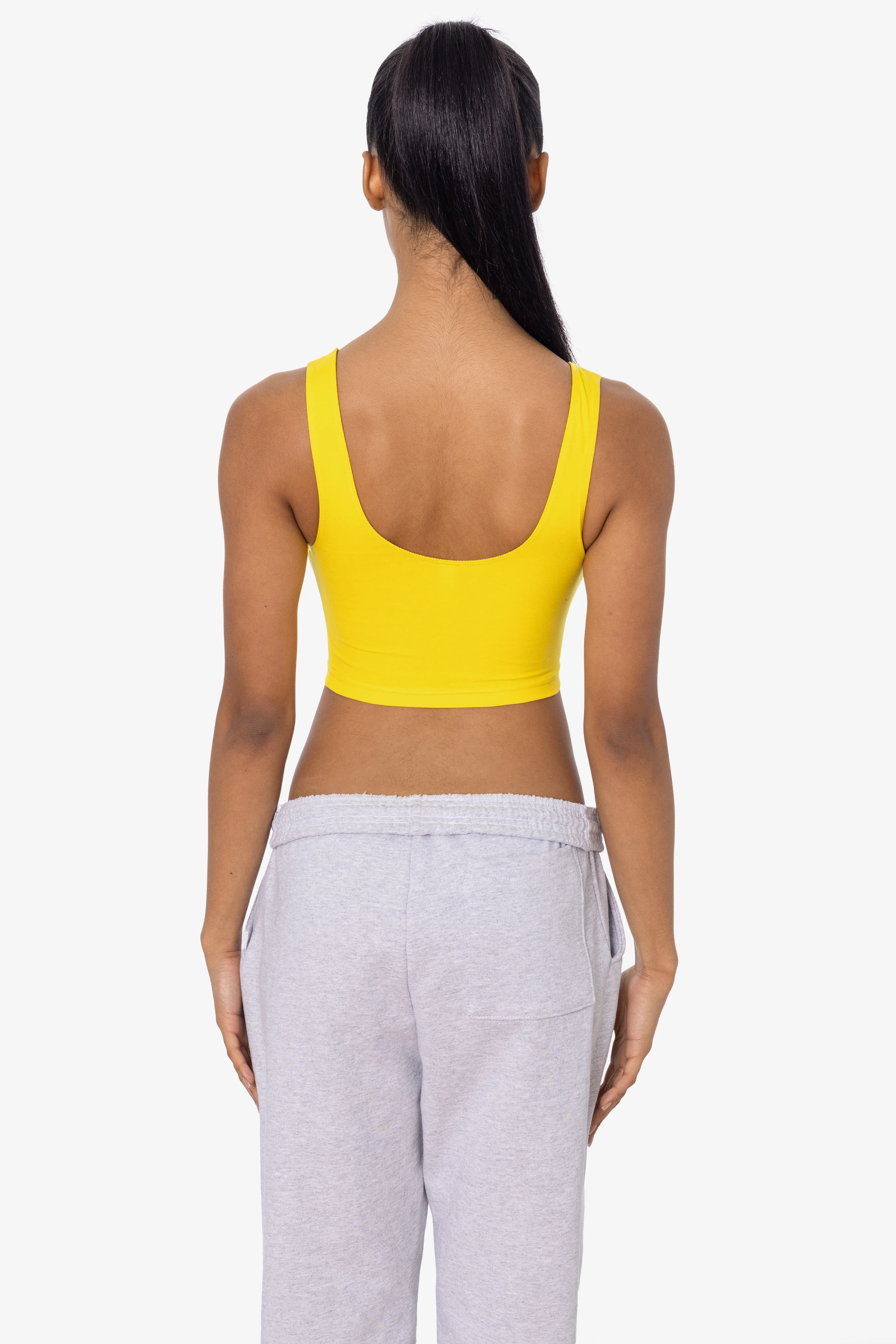 8383 - Cotton Spandex Tank Crop Top - Image 17