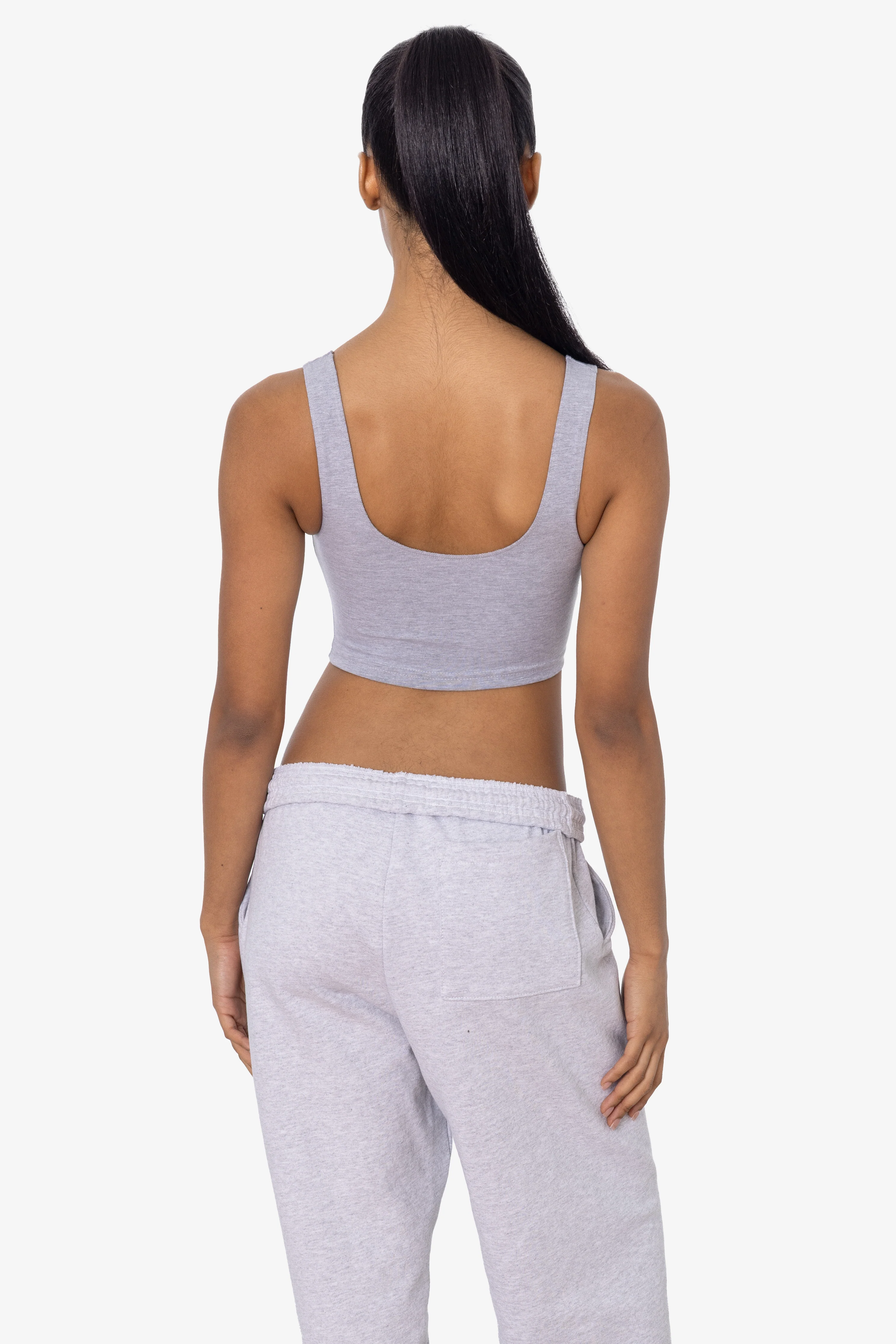 8383 - Cotton Spandex Tank Crop Top - Image 19
