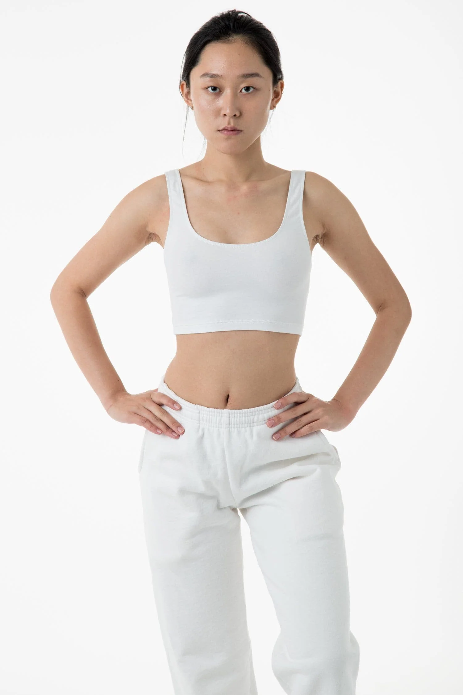 8383 - Cotton Spandex Tank Crop Top - Image 35