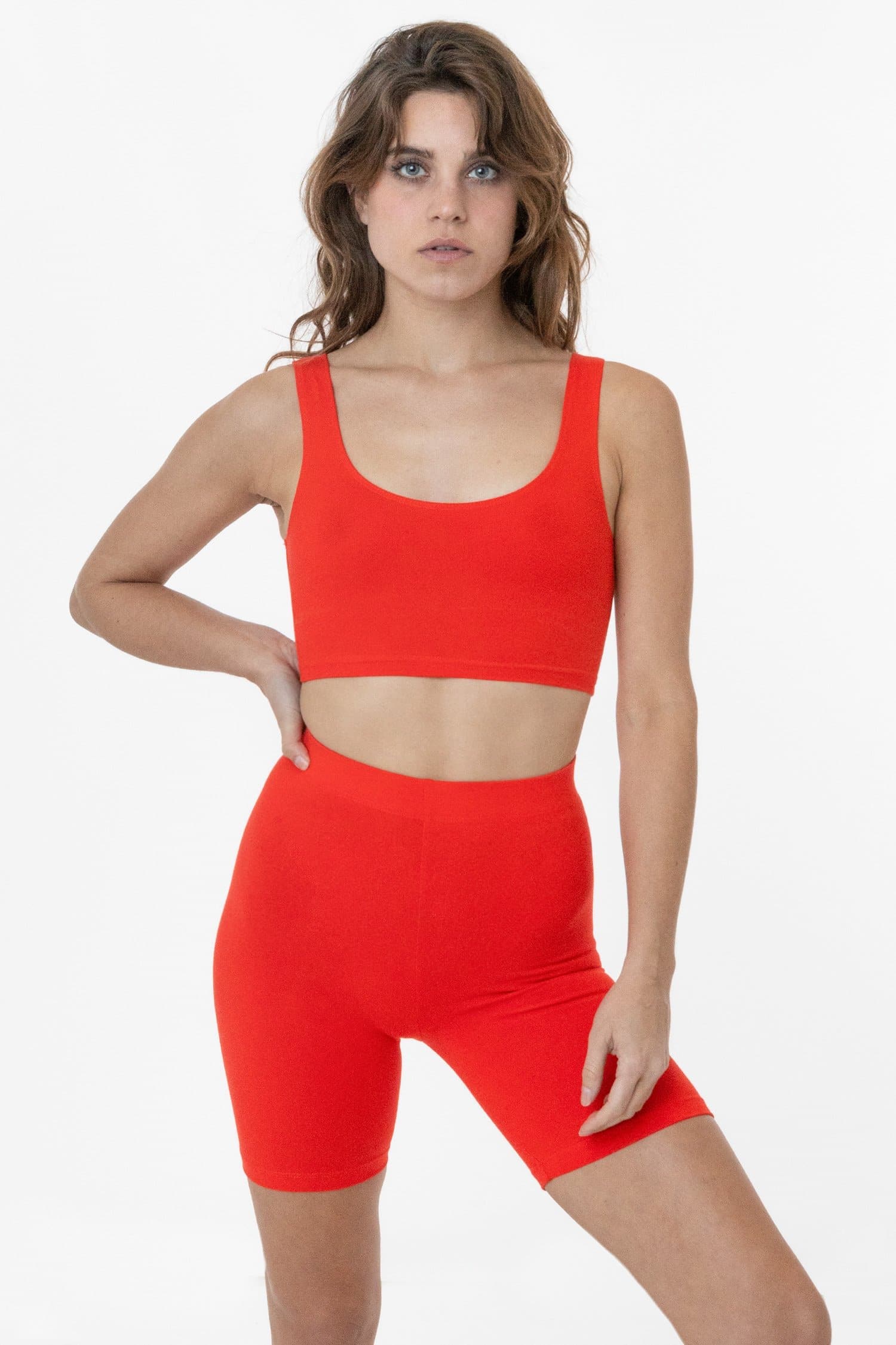 8383 - Cotton Spandex Tank Crop Top - Image 48