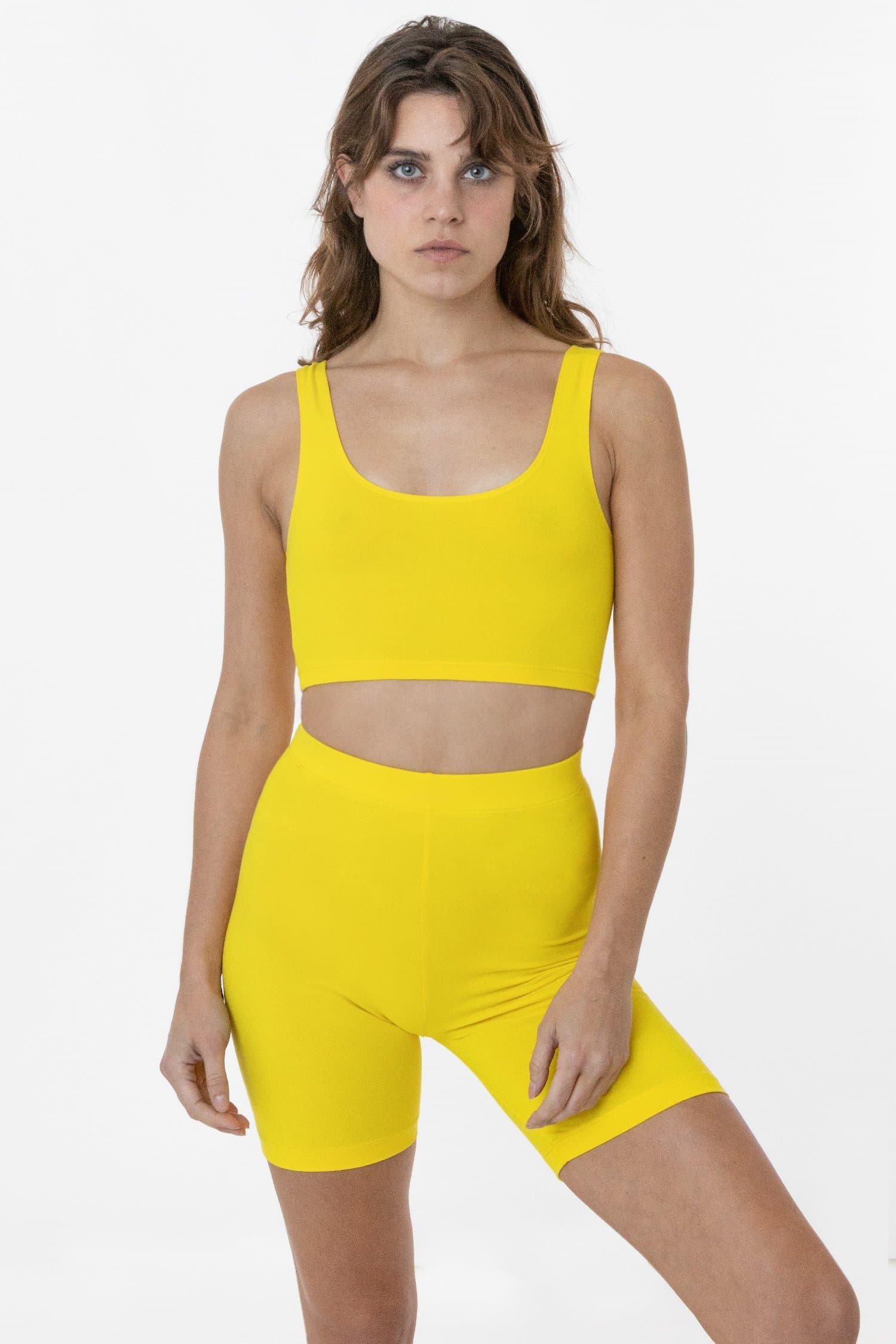 8383 - Cotton Spandex Tank Crop Top - Image 50
