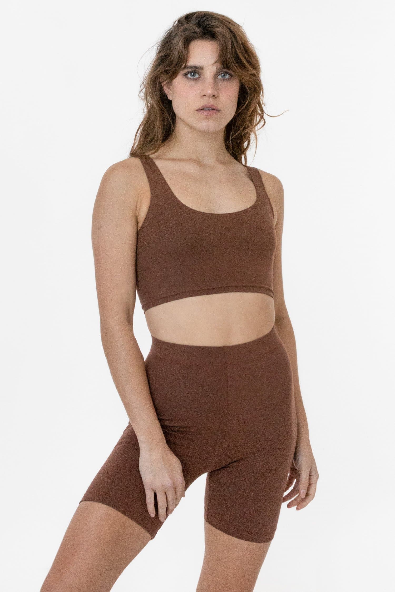 8383 - Cotton Spandex Tank Crop Top - Image 51
