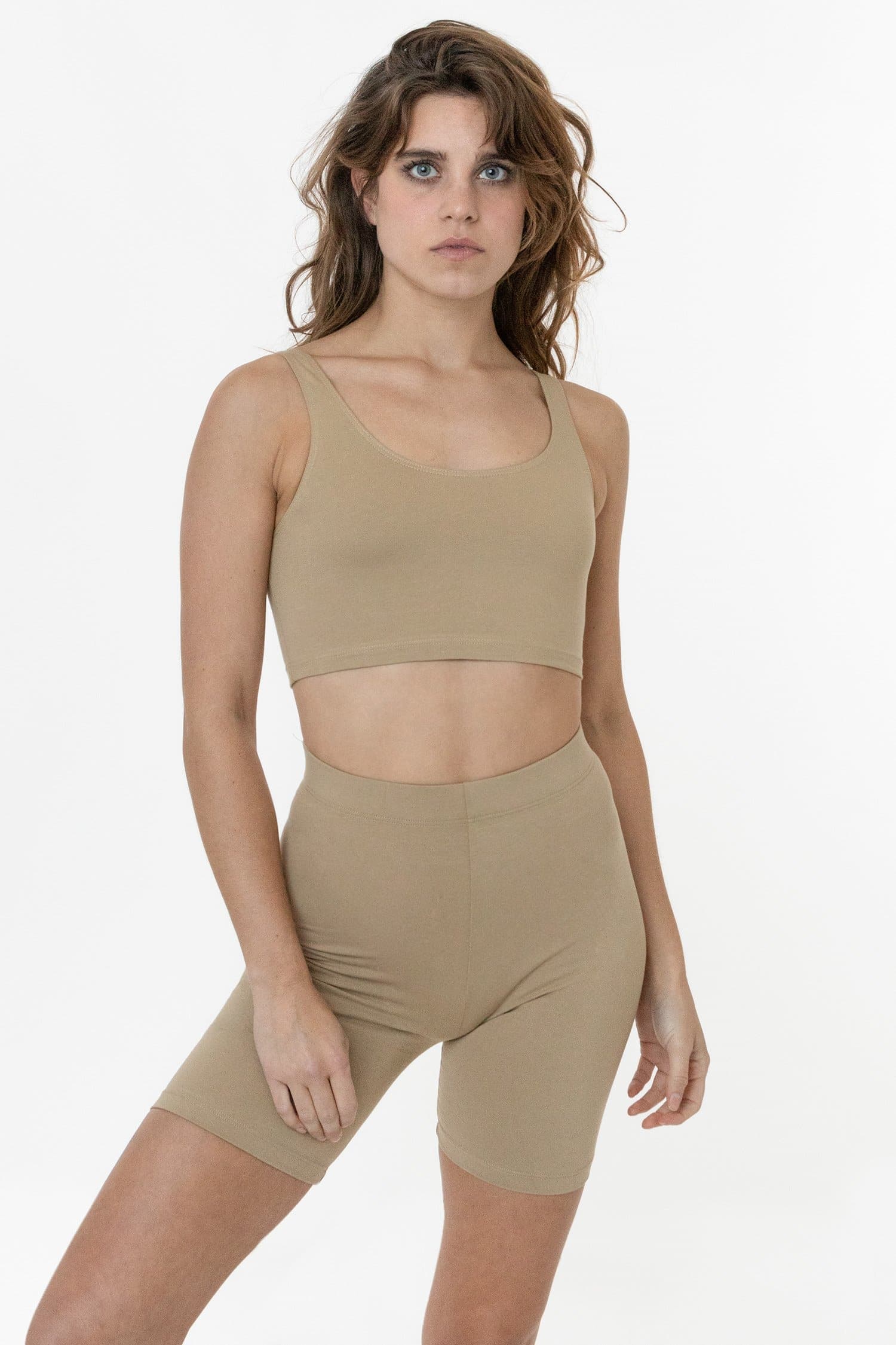 8383 - Cotton Spandex Tank Crop Top - Image 52