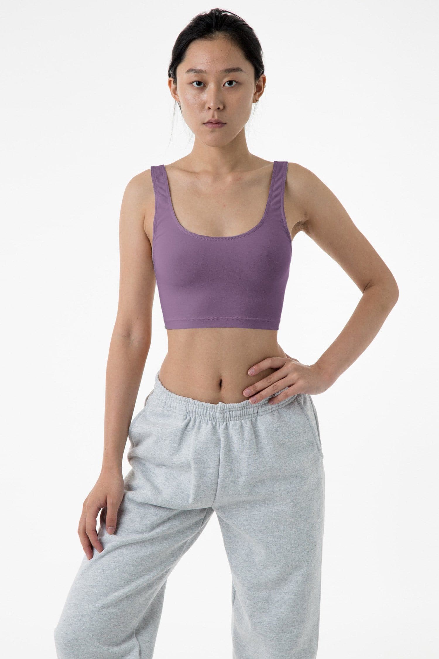 8383 - Cotton Spandex Tank Crop Top - Image 57