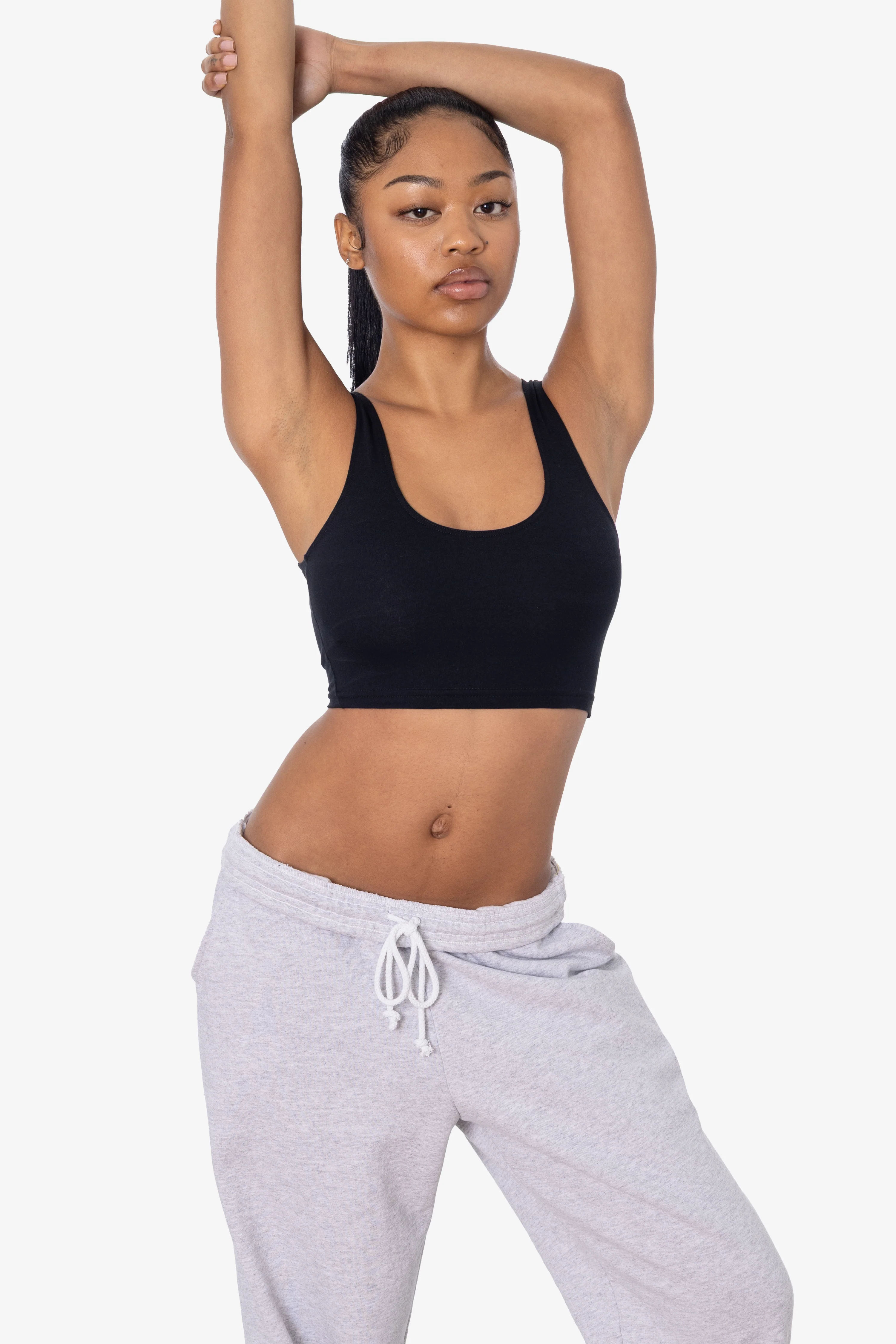 8383 - Cotton Spandex Tank Crop Top - Image 60
