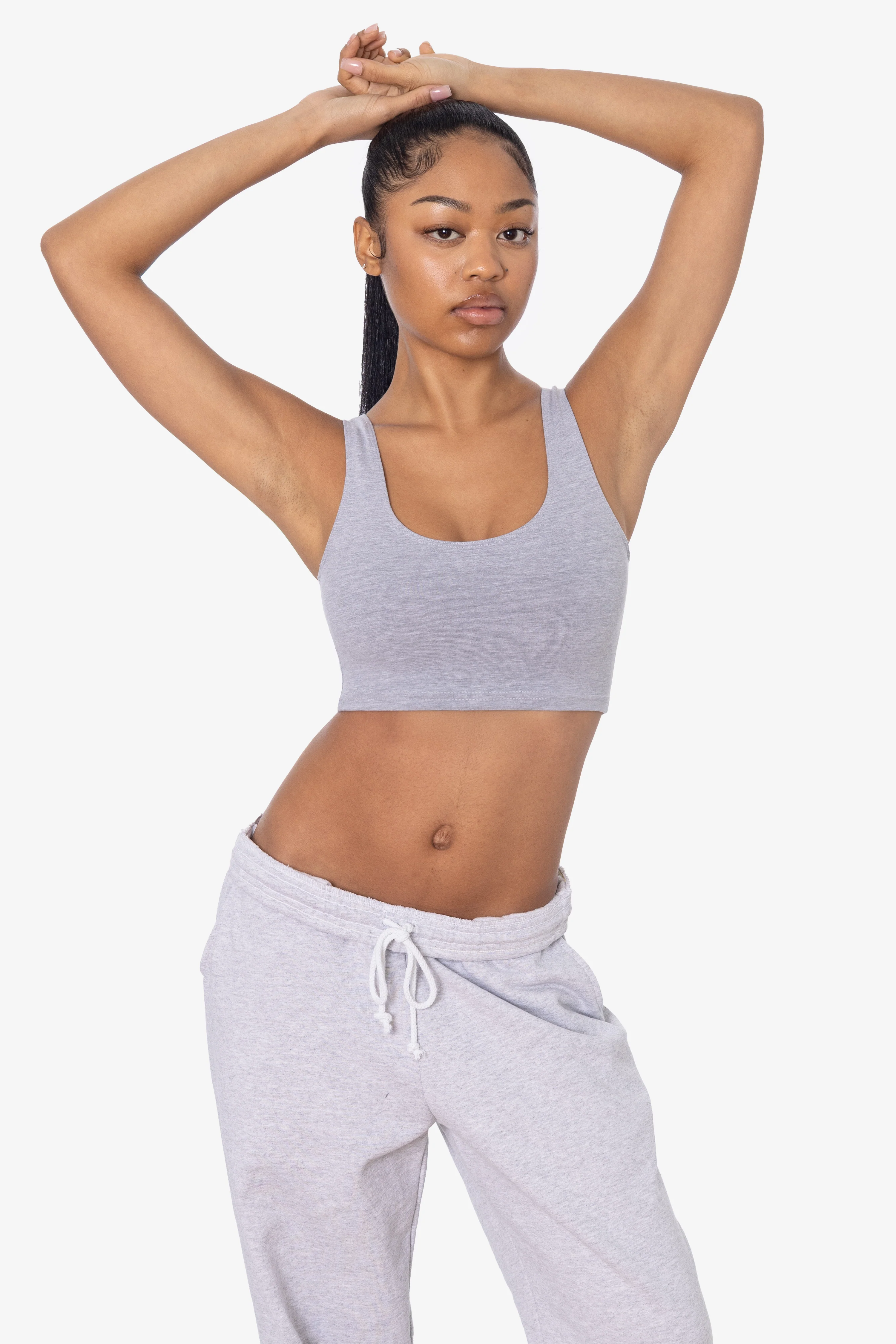 8383 - Cotton Spandex Tank Crop Top - Image 67