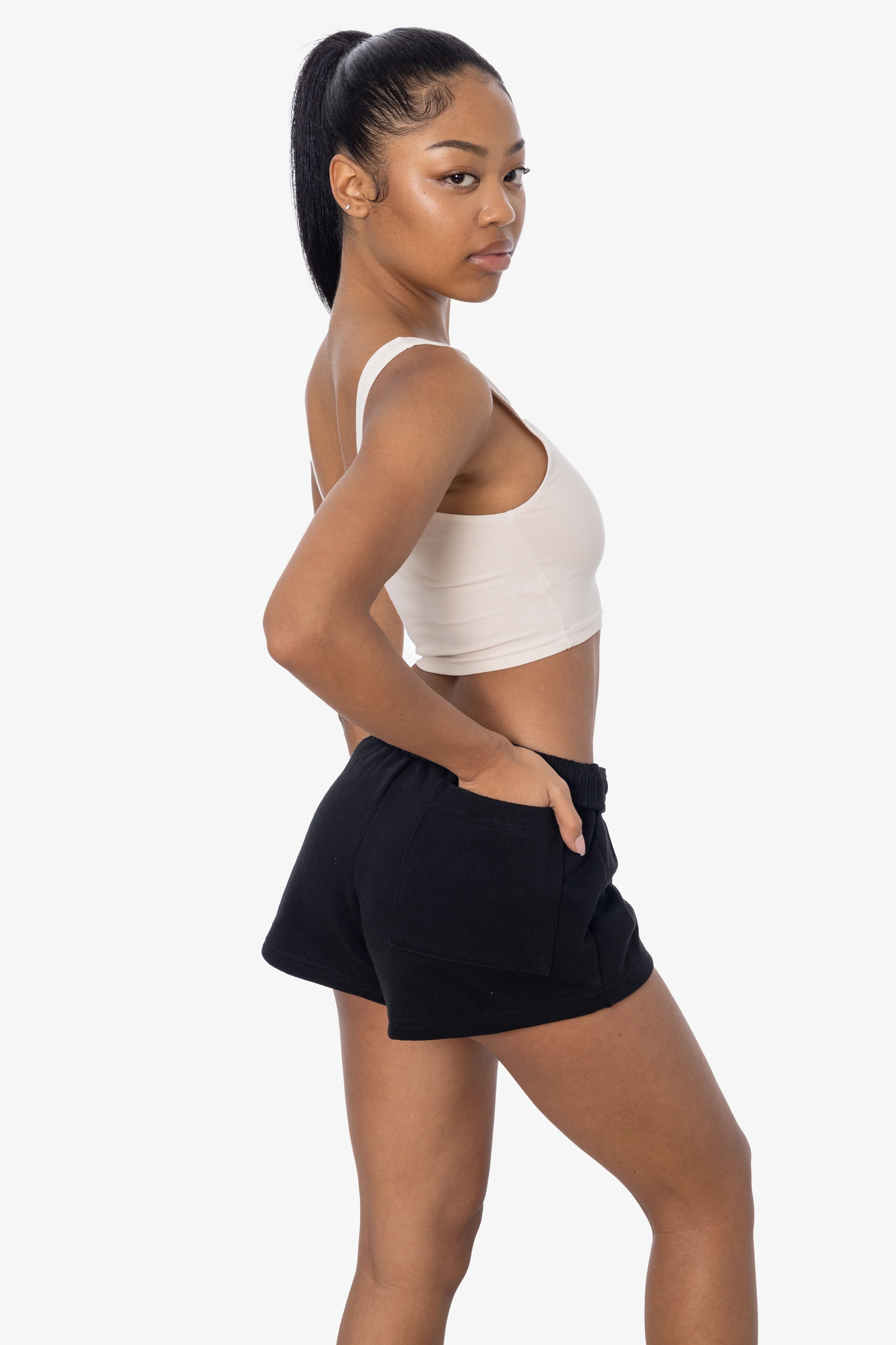 8383 - Cotton Spandex Tank Crop Top - Image 71