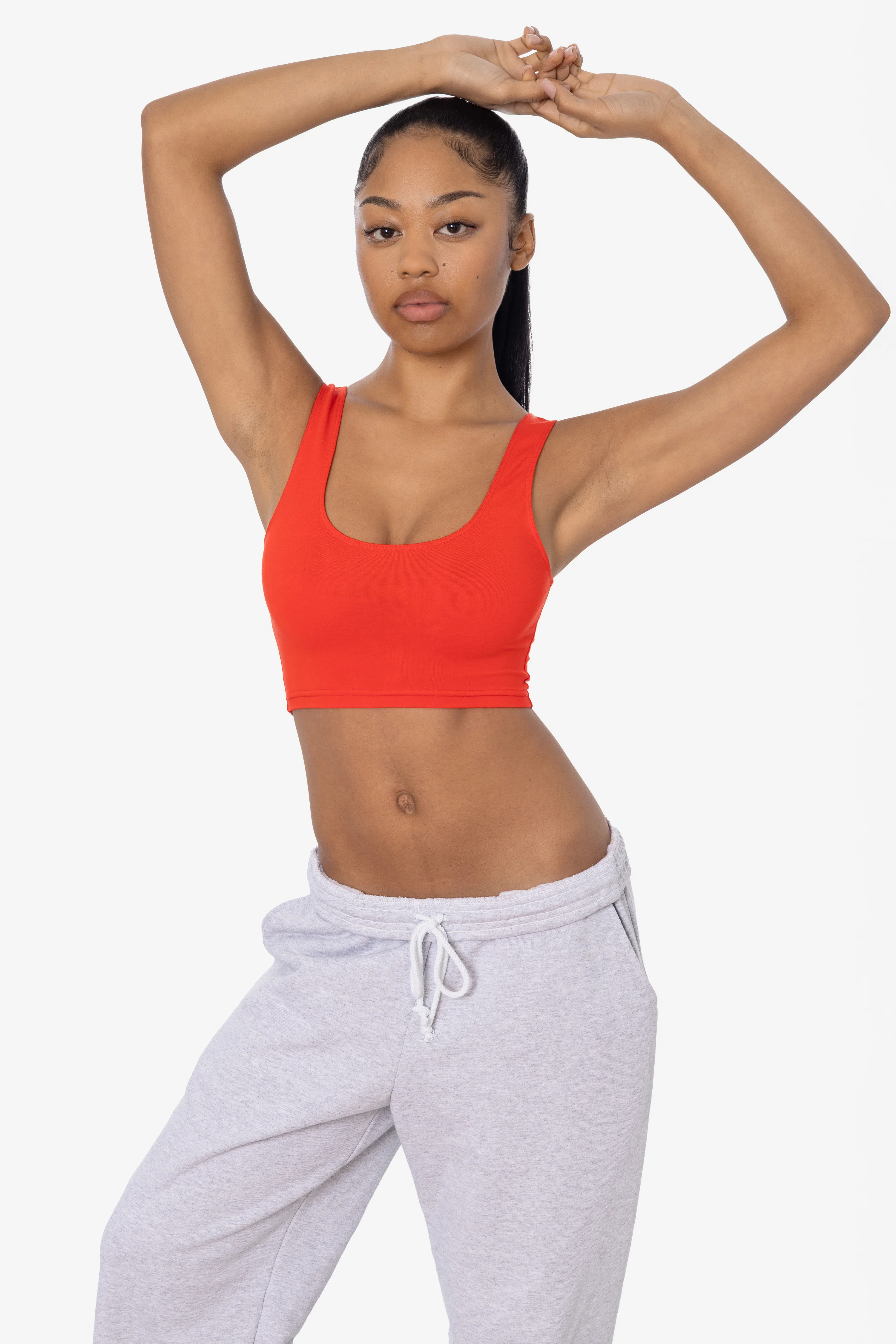 8383 - Cotton Spandex Tank Crop Top - Image 9