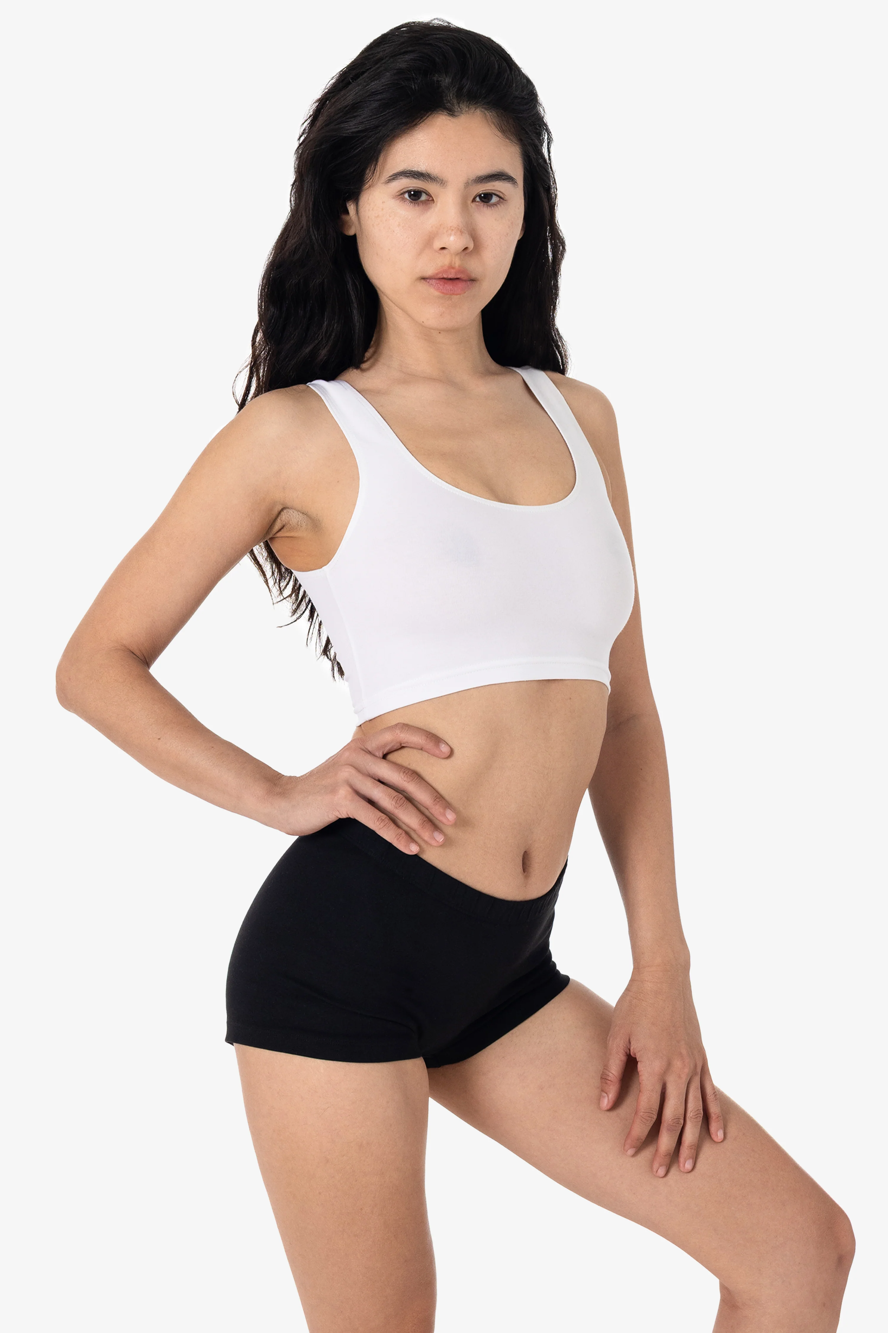 8383GD - Garment Dye Cotton Spandex Crop Tank - Image 10