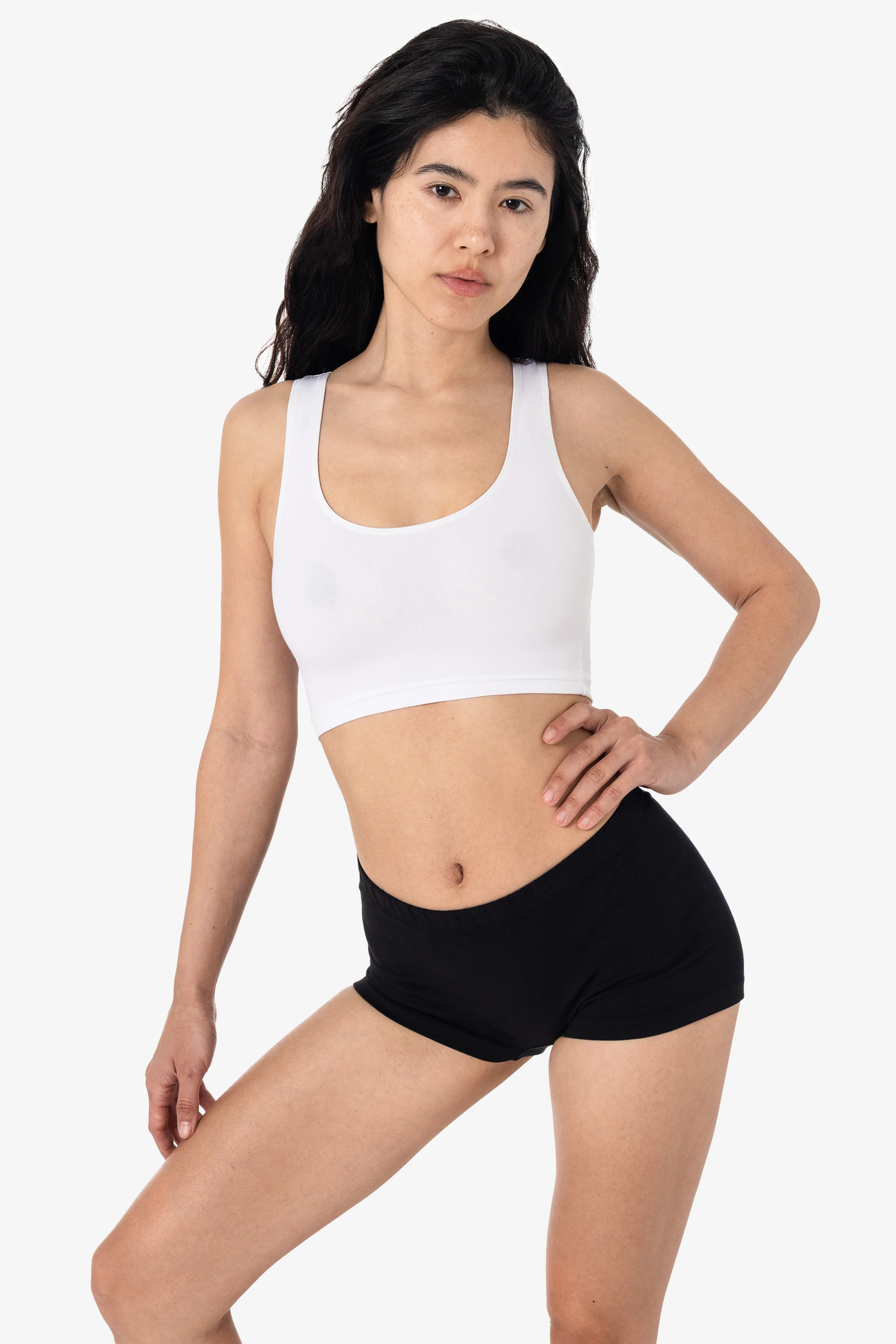 8383GD - Garment Dye Cotton Spandex Crop Tank - Image 11