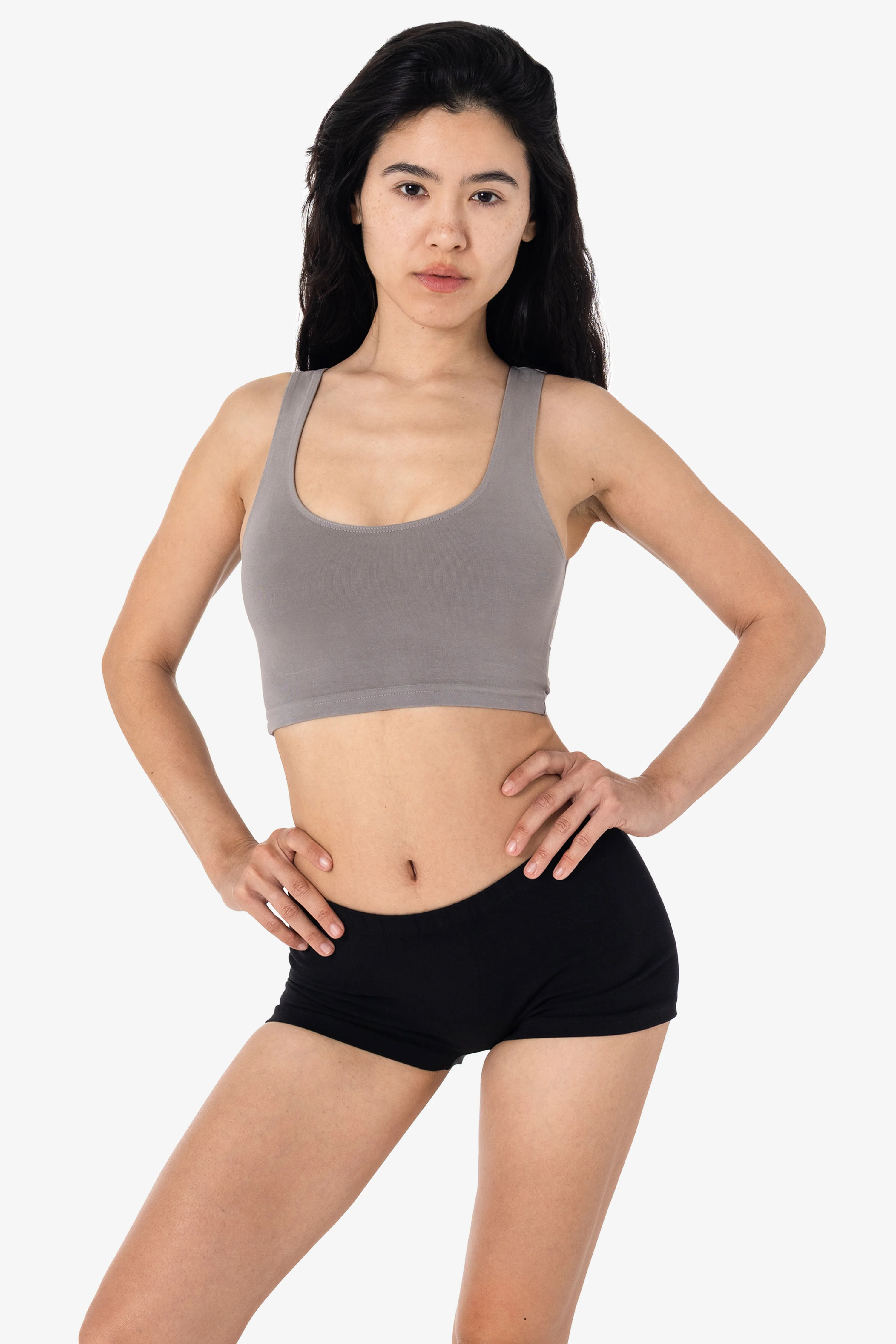 8383GD - Garment Dye Cotton Spandex Crop Tank - Image 12