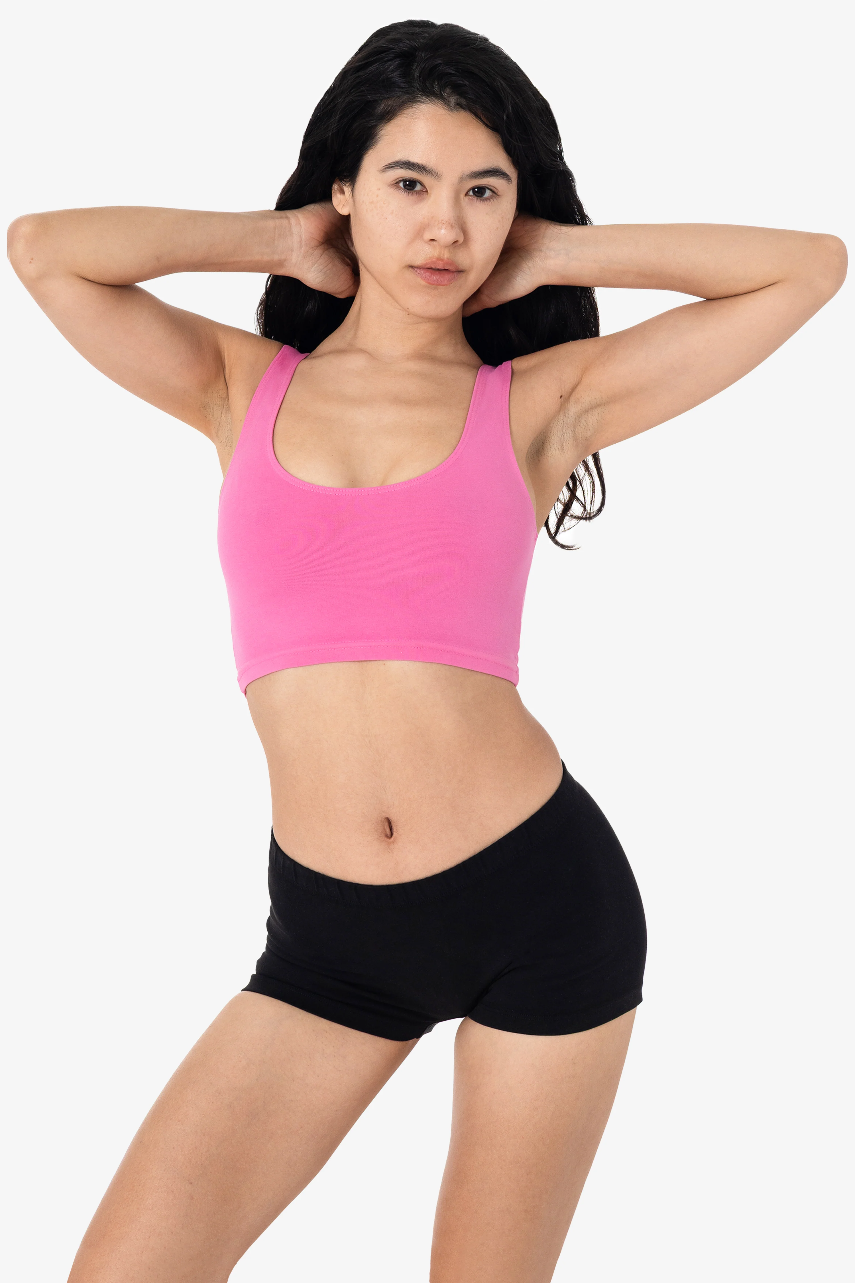8383GD - Garment Dye Cotton Spandex Crop Tank - Image 16