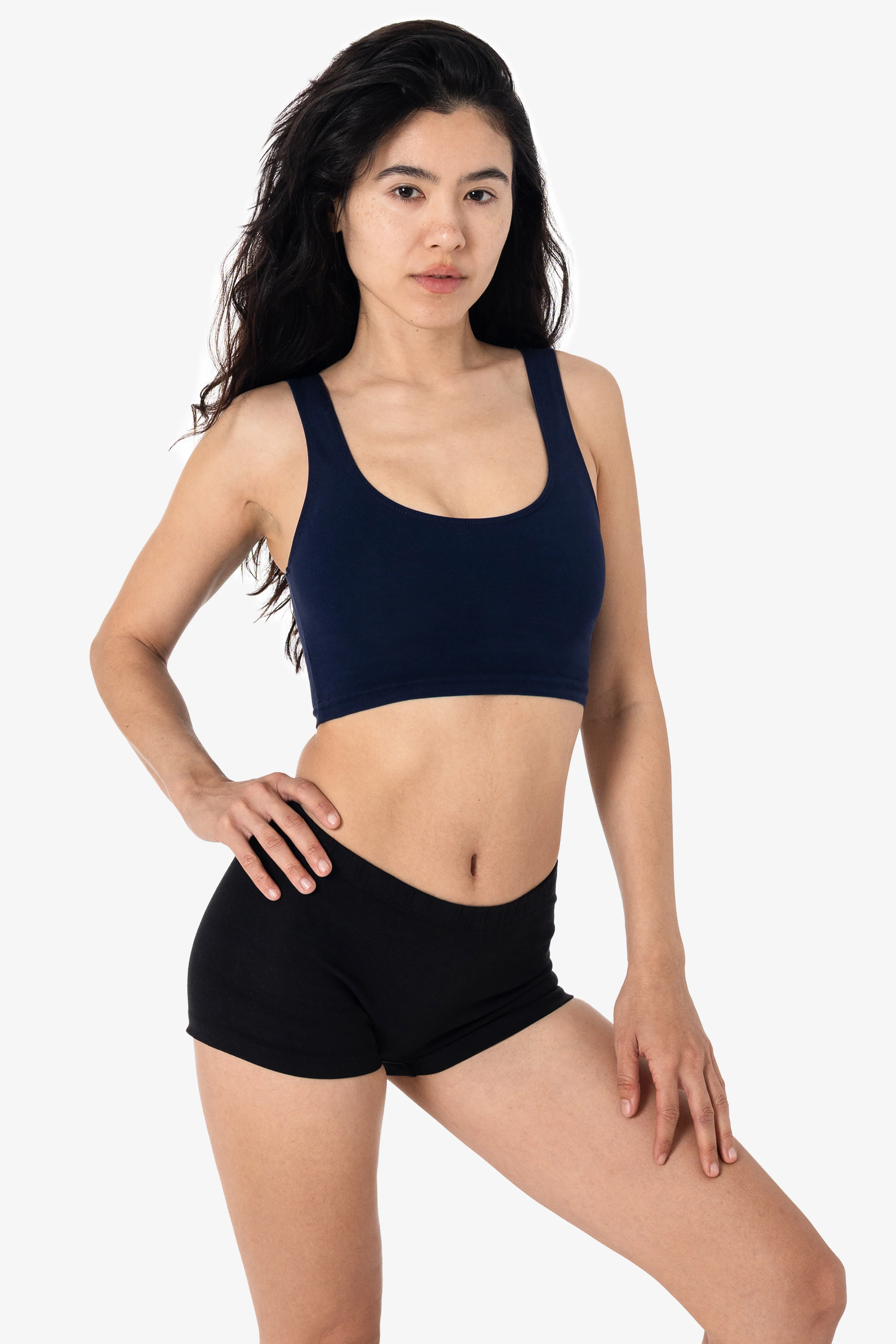 8383GD - Garment Dye Cotton Spandex Crop Tank - Image 17