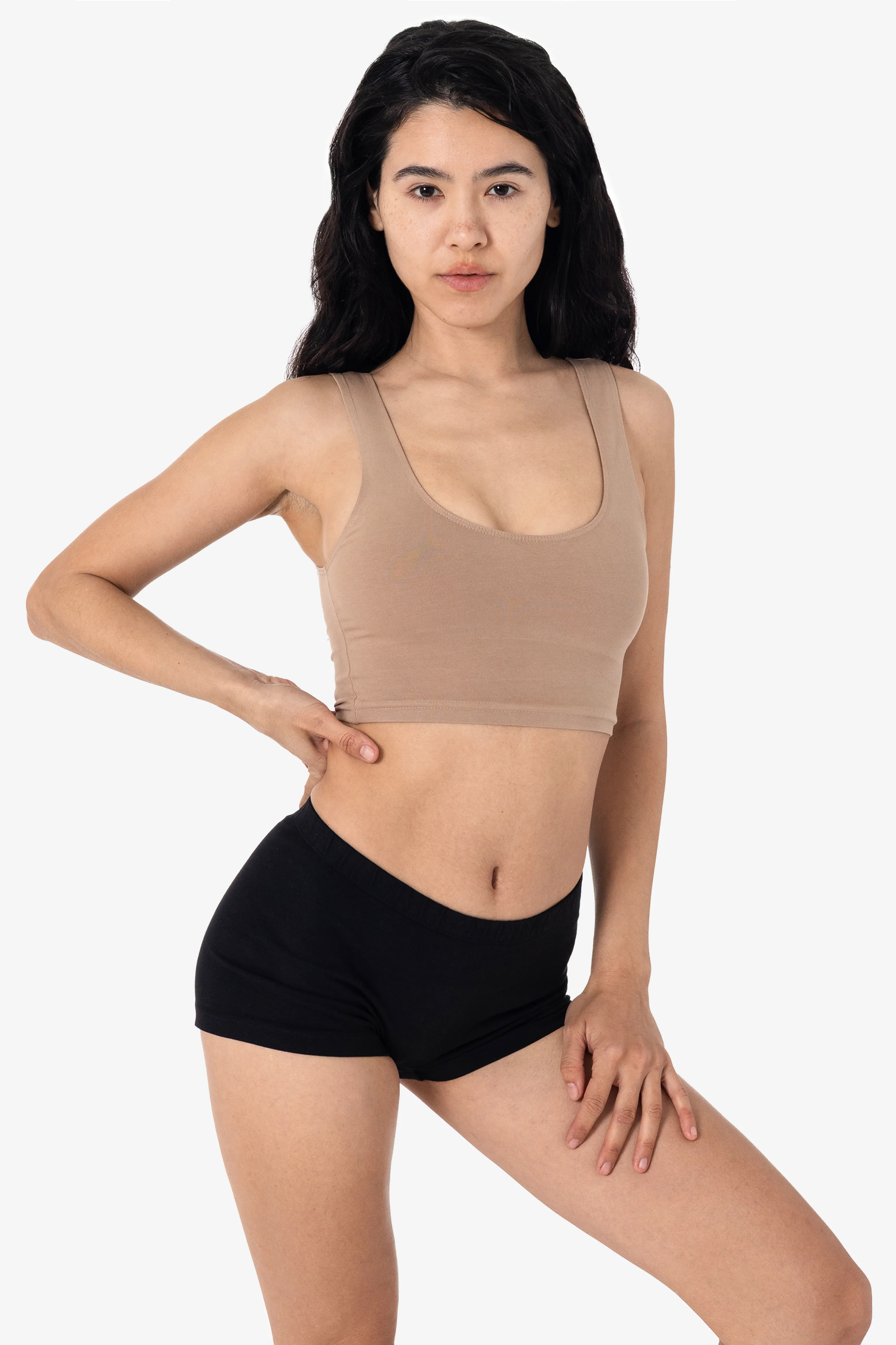 8383GD - Garment Dye Cotton Spandex Crop Tank - Image 18